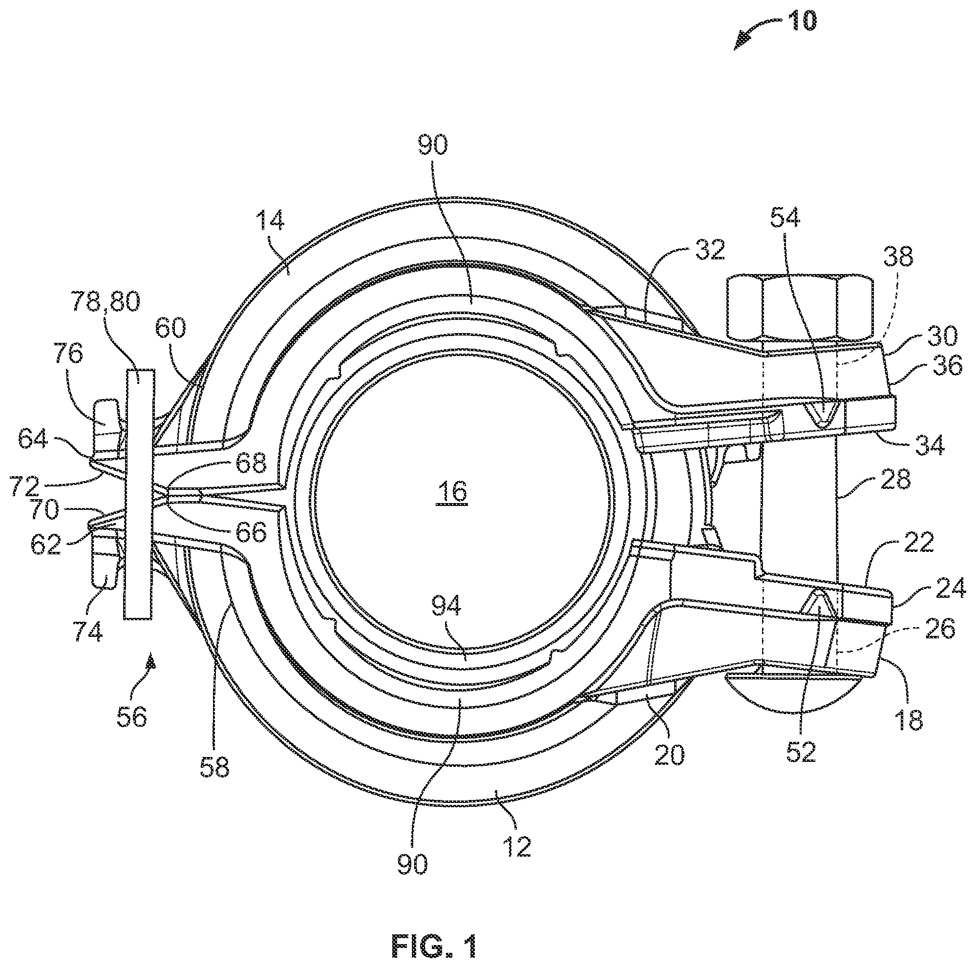 Patent US11781683 — Shrouded coupling — Figure 1