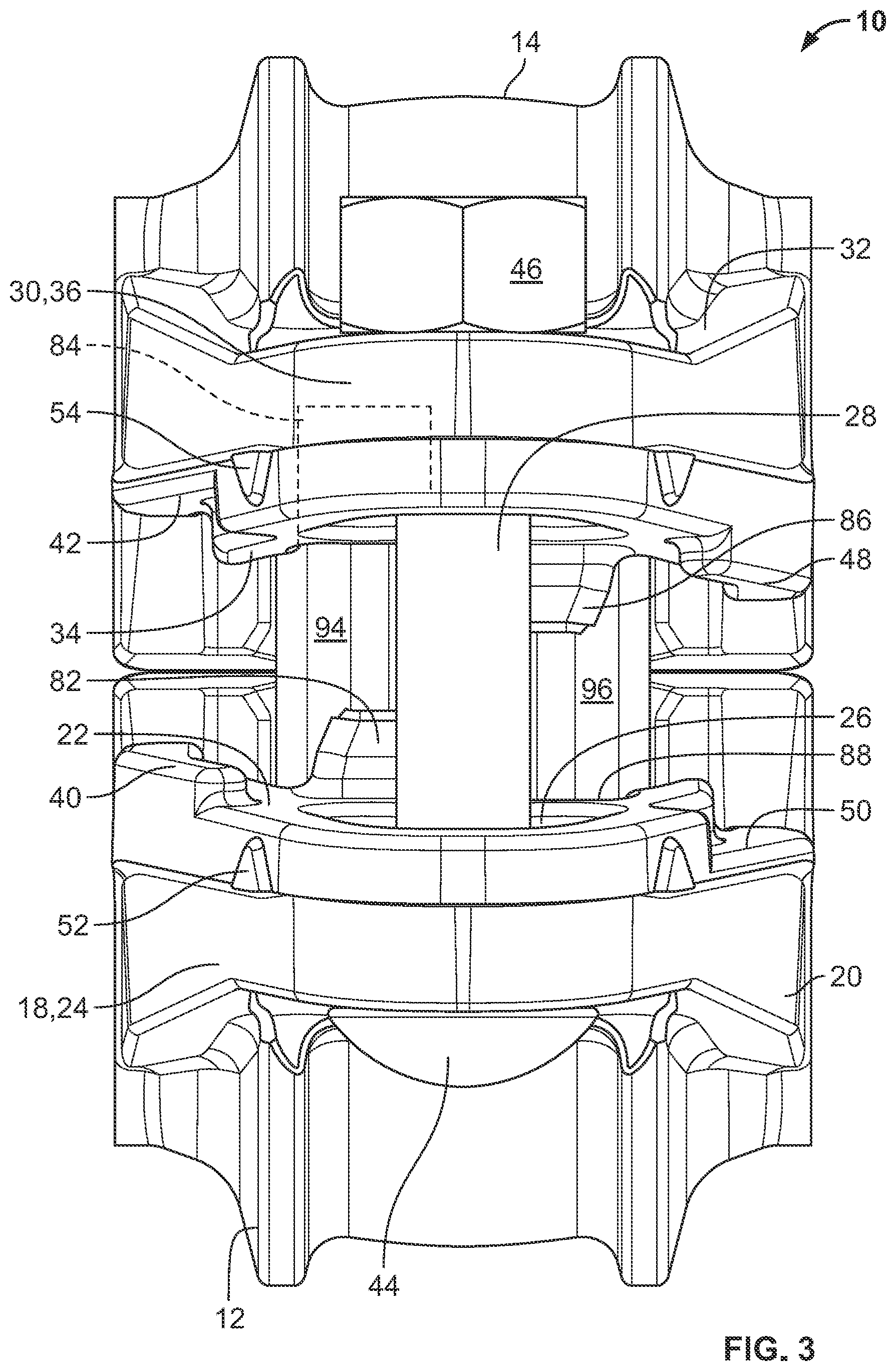 Patent US11781683 Figure 3 – Shrouded coupling