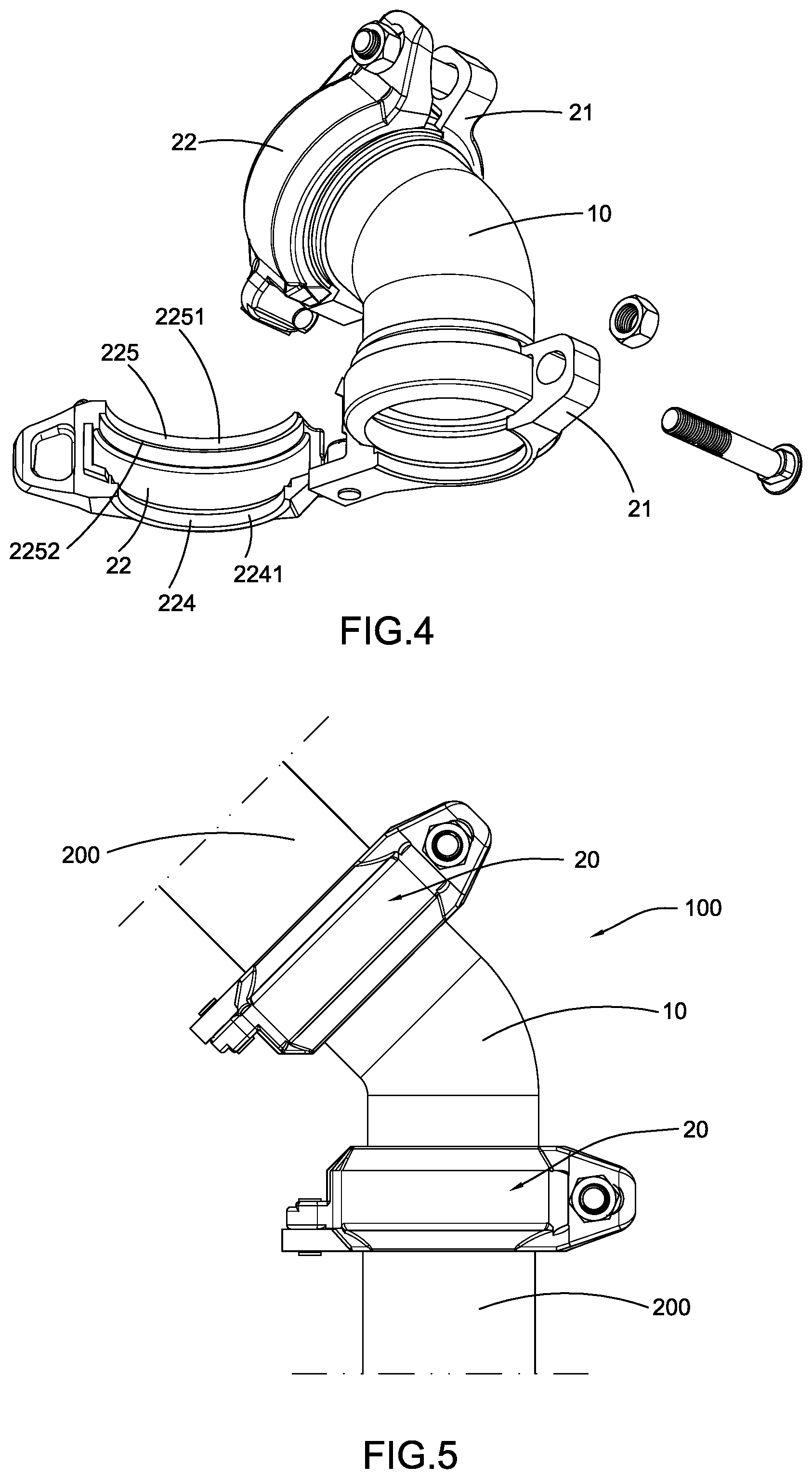 Patent US11781685 Figure 3 – Quick-fitting pipe fitting assembly