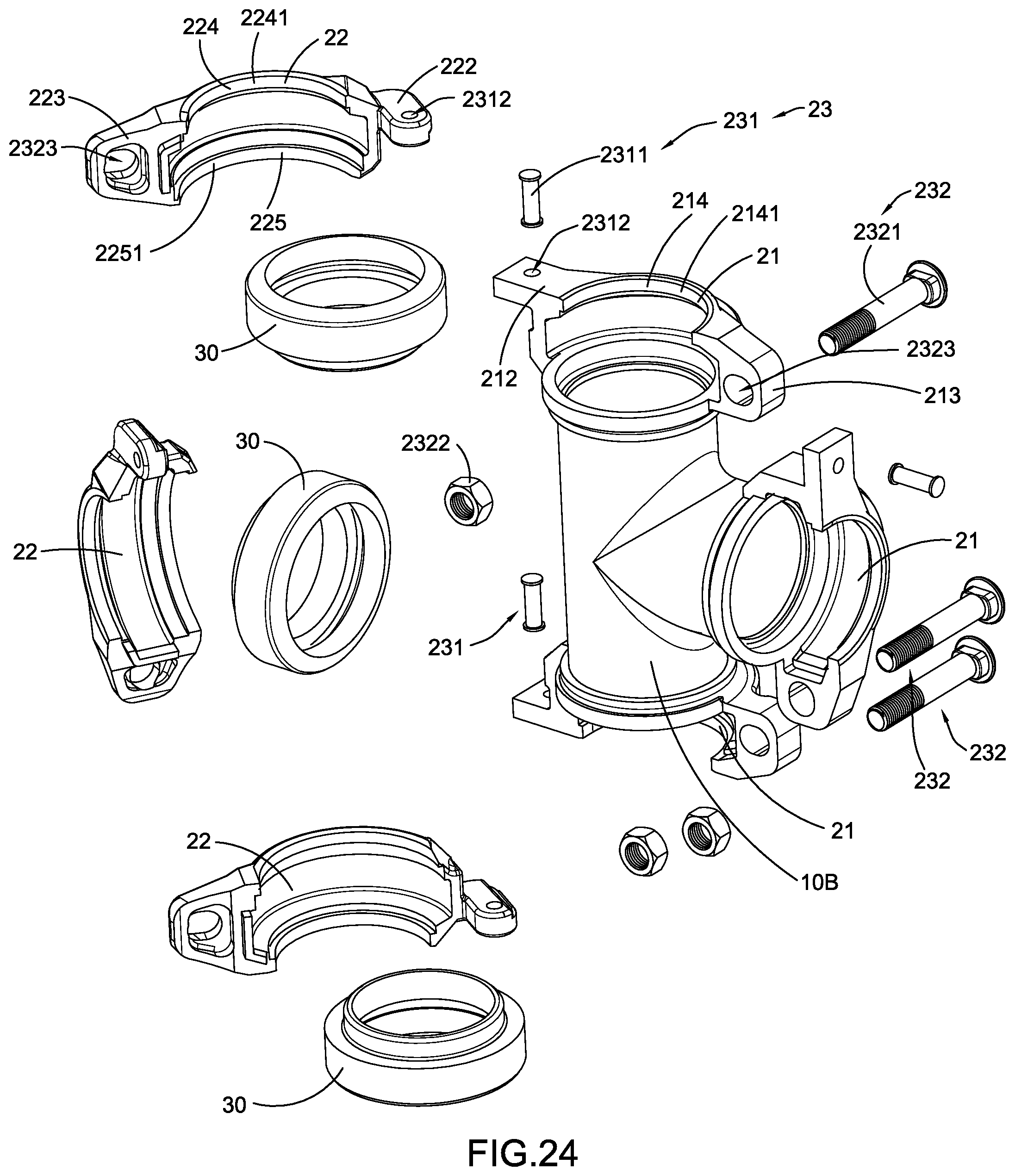 Patent US11781685 Figure 20 – Quick-fitting pipe fitting assembly