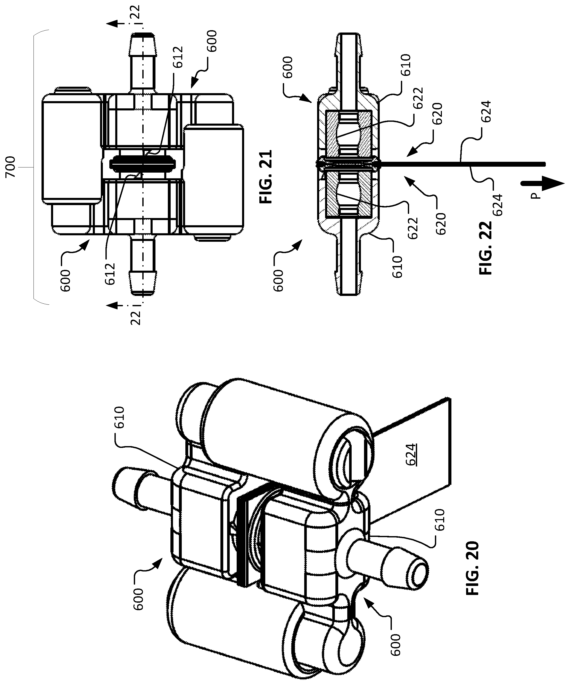 Patent US11781687 Figure 9 – Single-use genderless aseptic fluid couplings