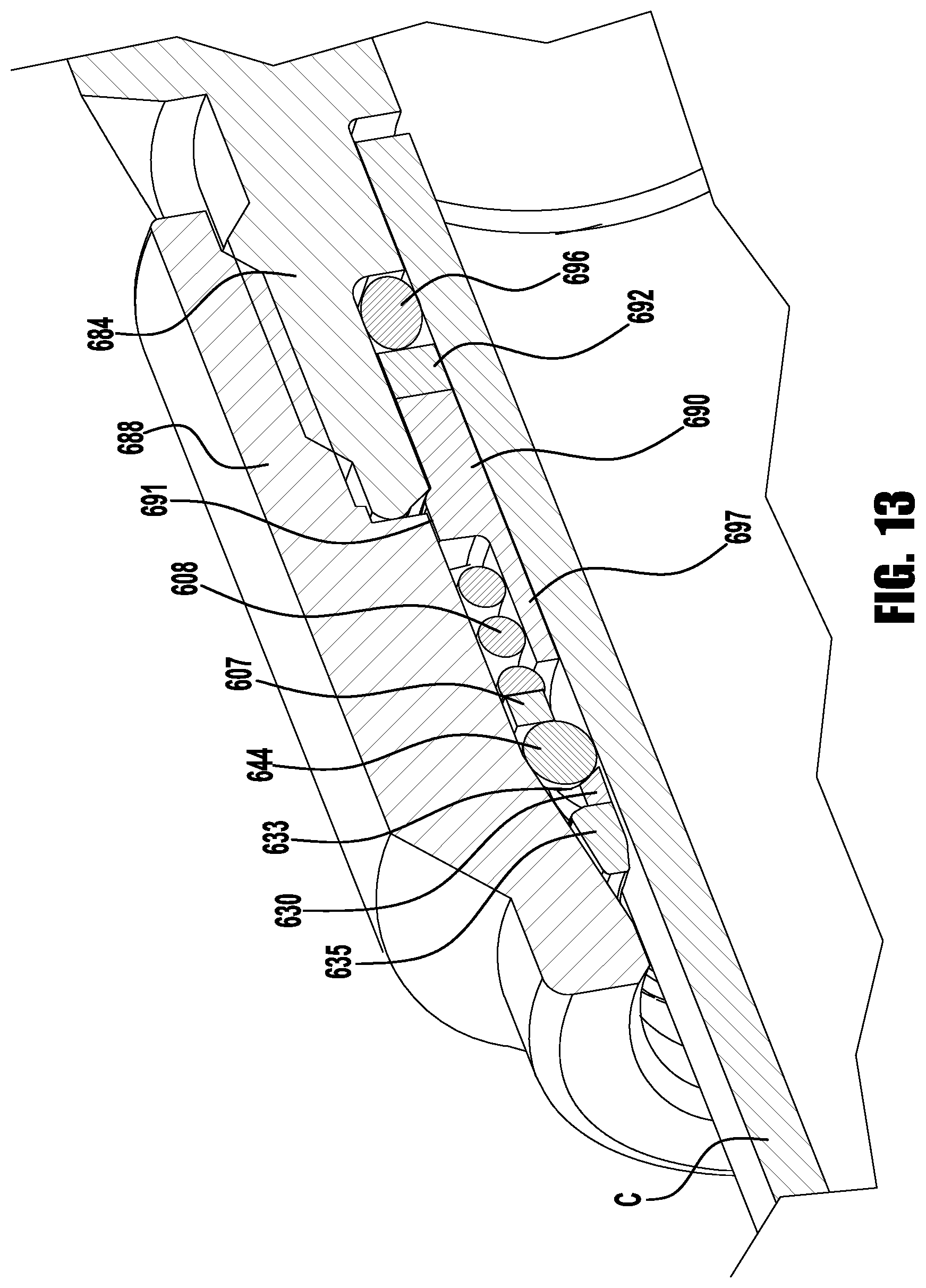 Patent US11781688 Figure 14 – Push to connect conduit fitting assemblies and arrangements