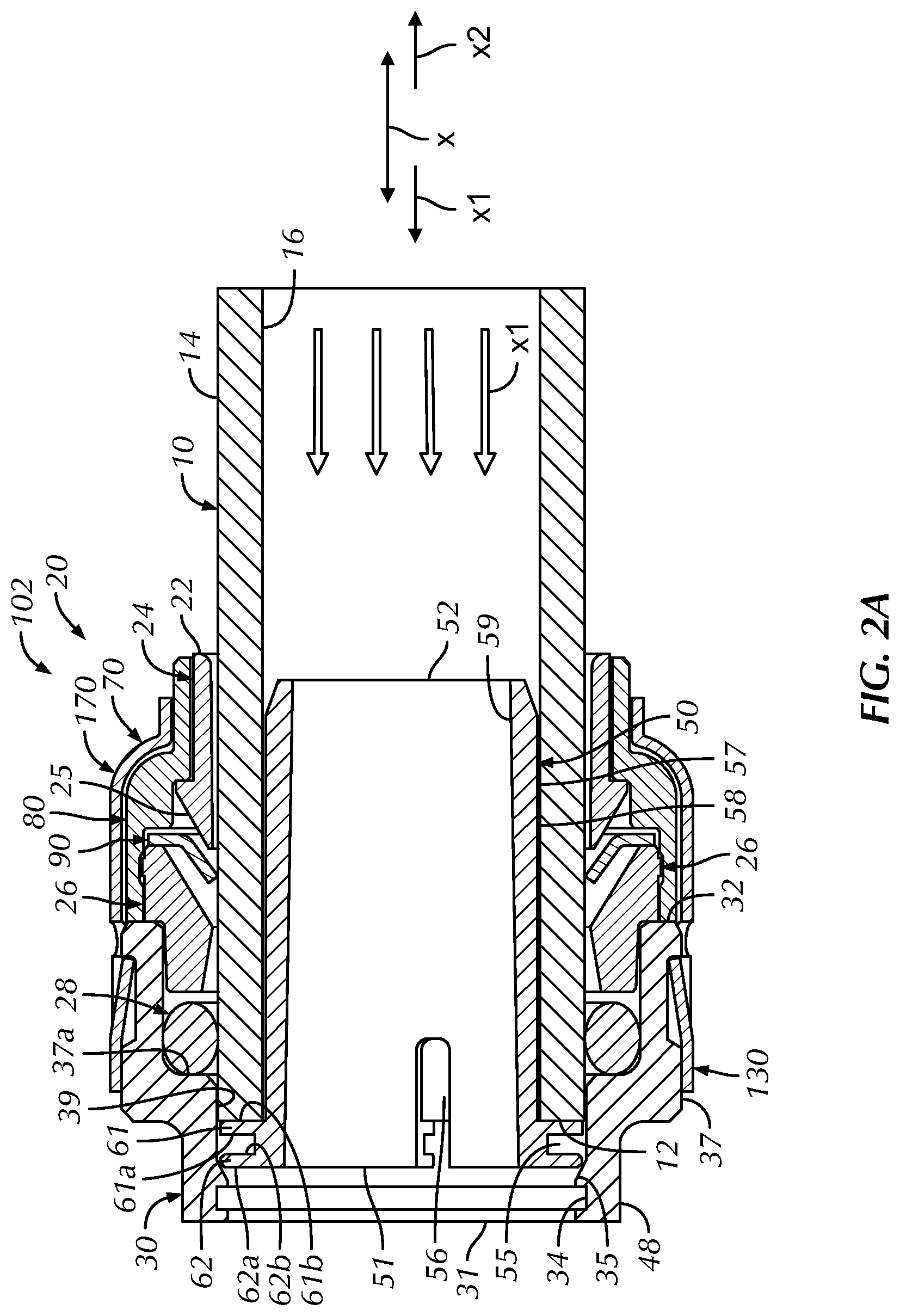 Patent US11781689 Figure 2 – Push-to-connect fitting providing an insertion indication