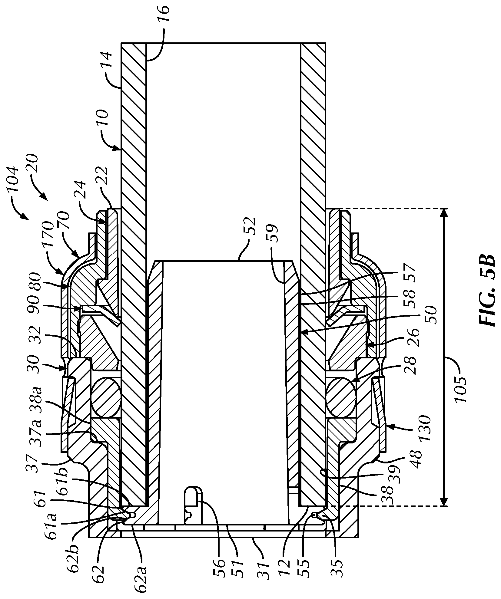 Patent US11781689 Figure 7 – Push-to-connect fitting providing an insertion indication