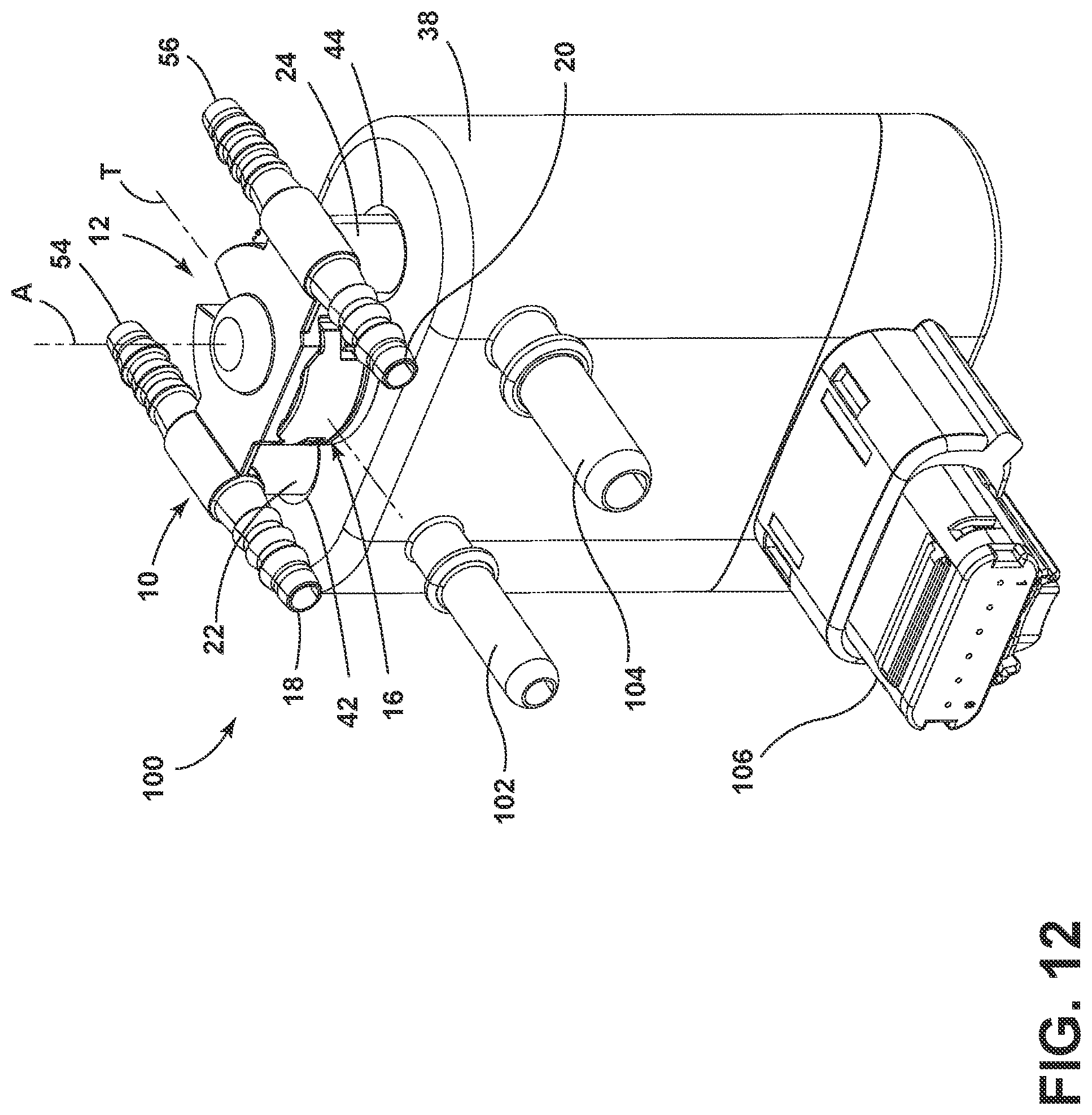 Patent US11781692 Figure 6 – Adaptor with quick connect coupling