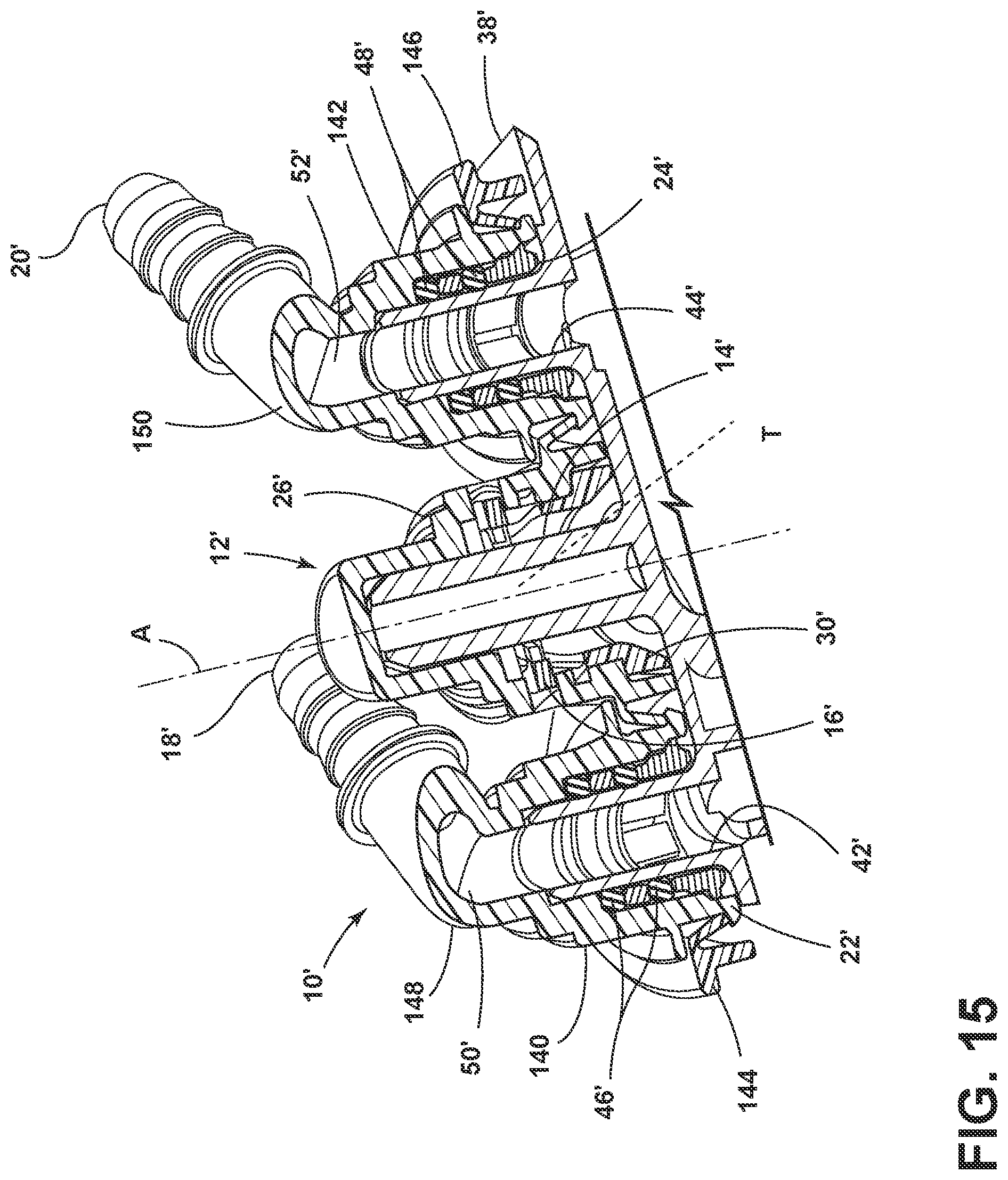 Patent US11781692 Figure 9 – Adaptor with quick connect coupling