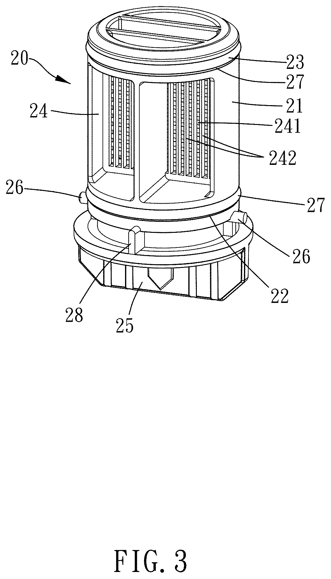 Patent US11781693 Figure 3 – Pipe fittings with filter