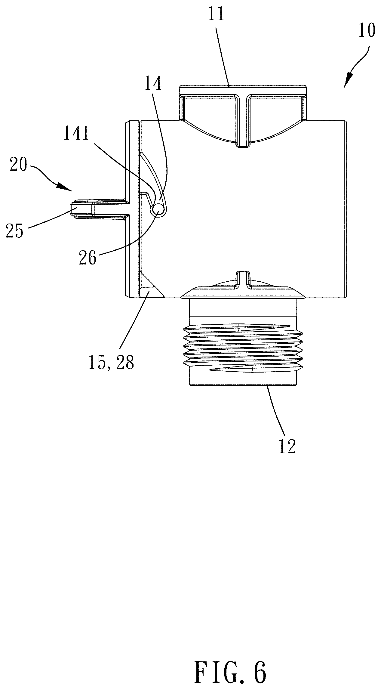 Patent US11781693 Figure 5 – Pipe fittings with filter