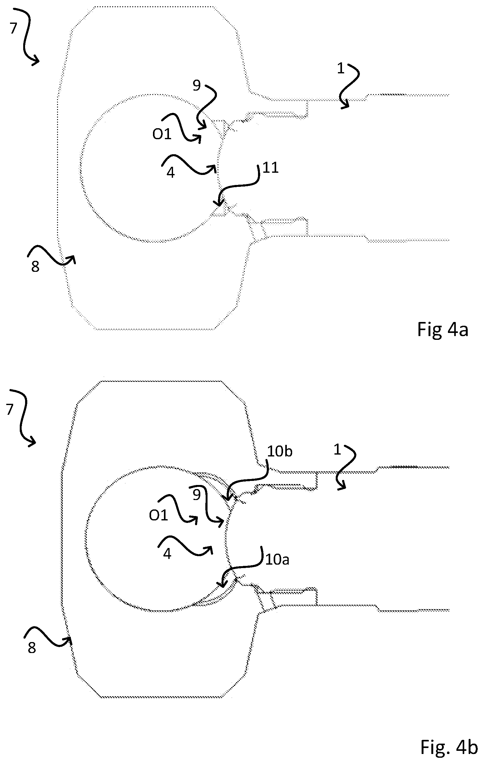 Patent US11781696 Figure 5 – Hygienic tube adapter