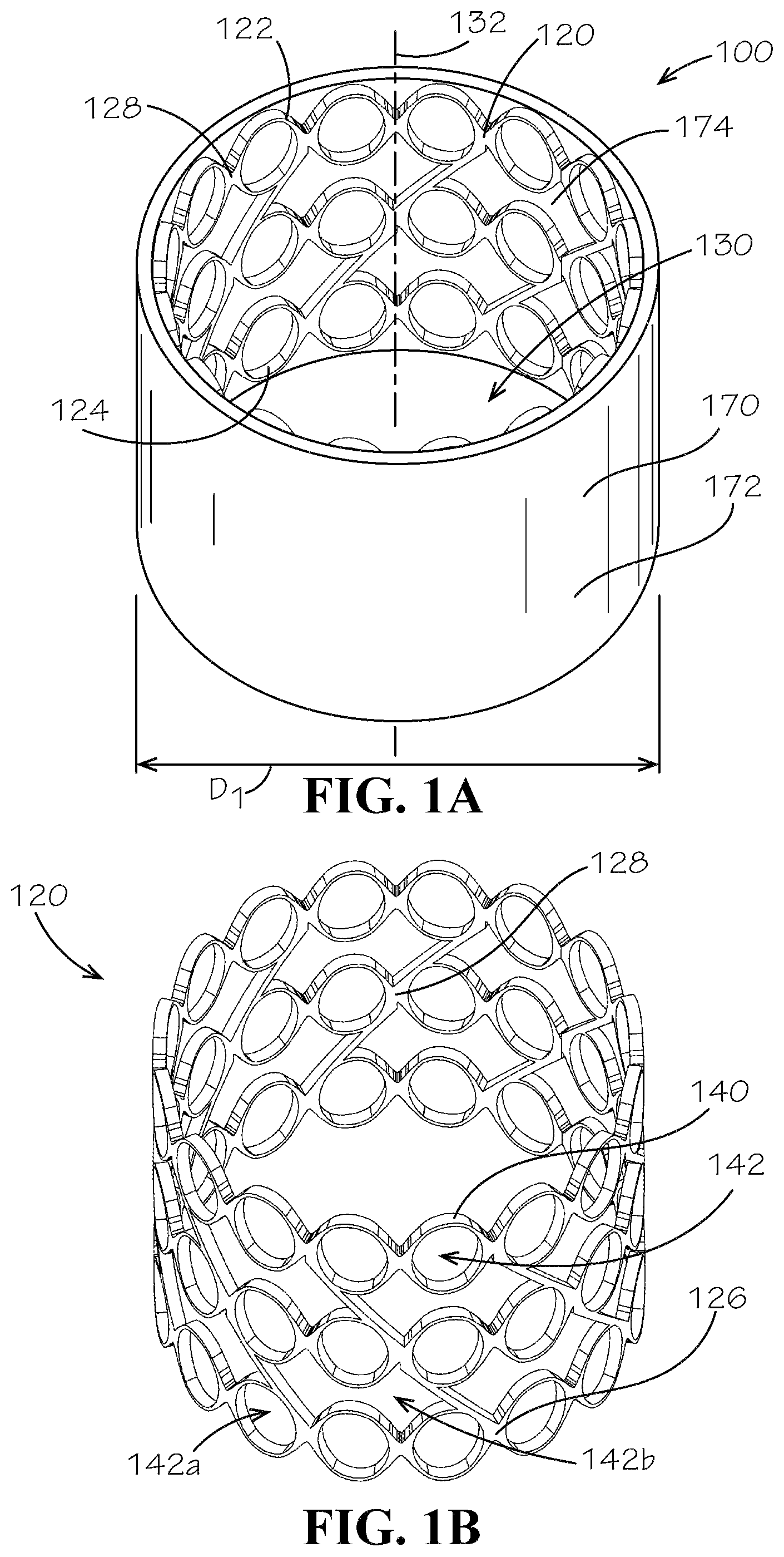 Patent US11781697 Figure 1 – Stent springs and stents for repairing pipes