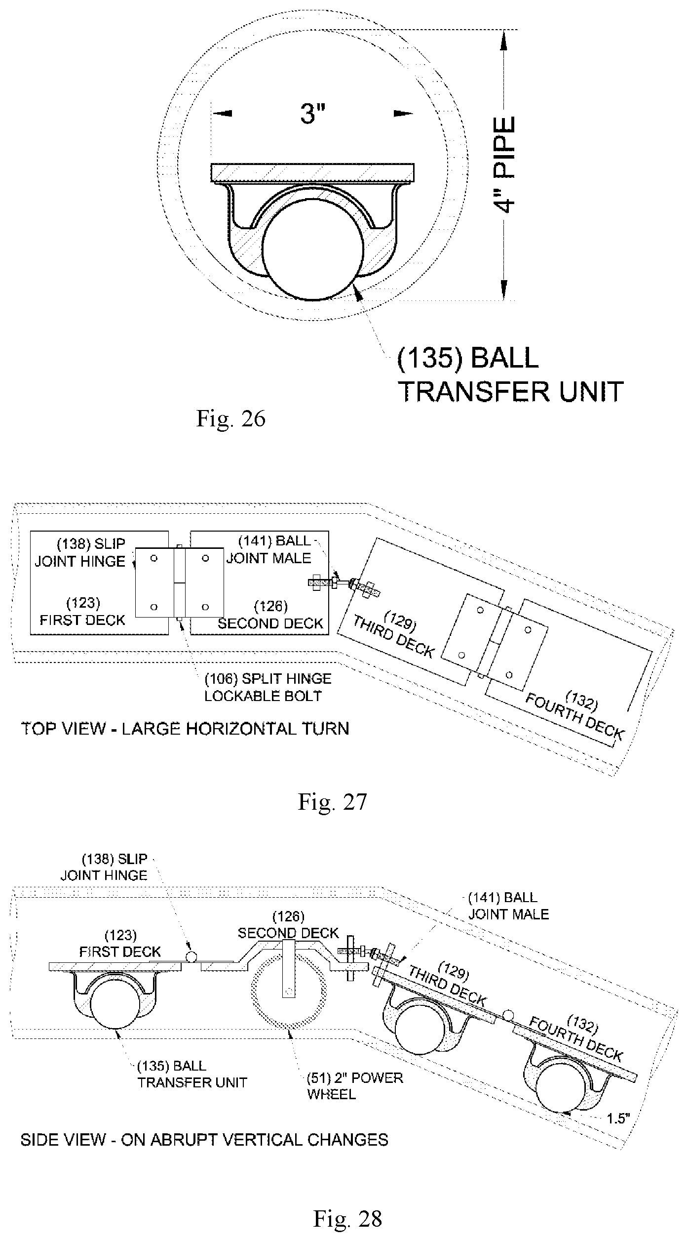 Patent US11781699 Figure 8 – Crawler for conduit line and grade inspection