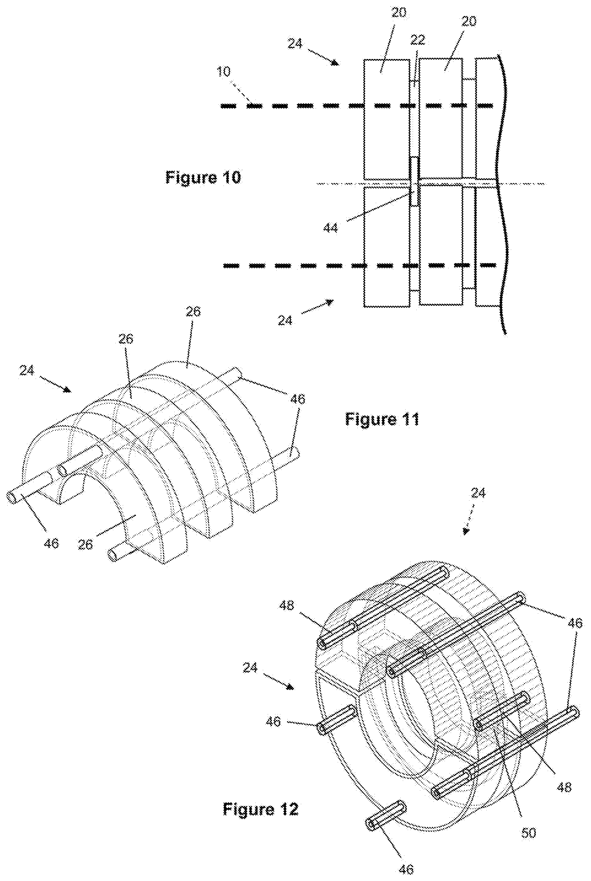 Patent US11781700 Figure 4 – Insulating inserts for field joints of coated rigid pipelines