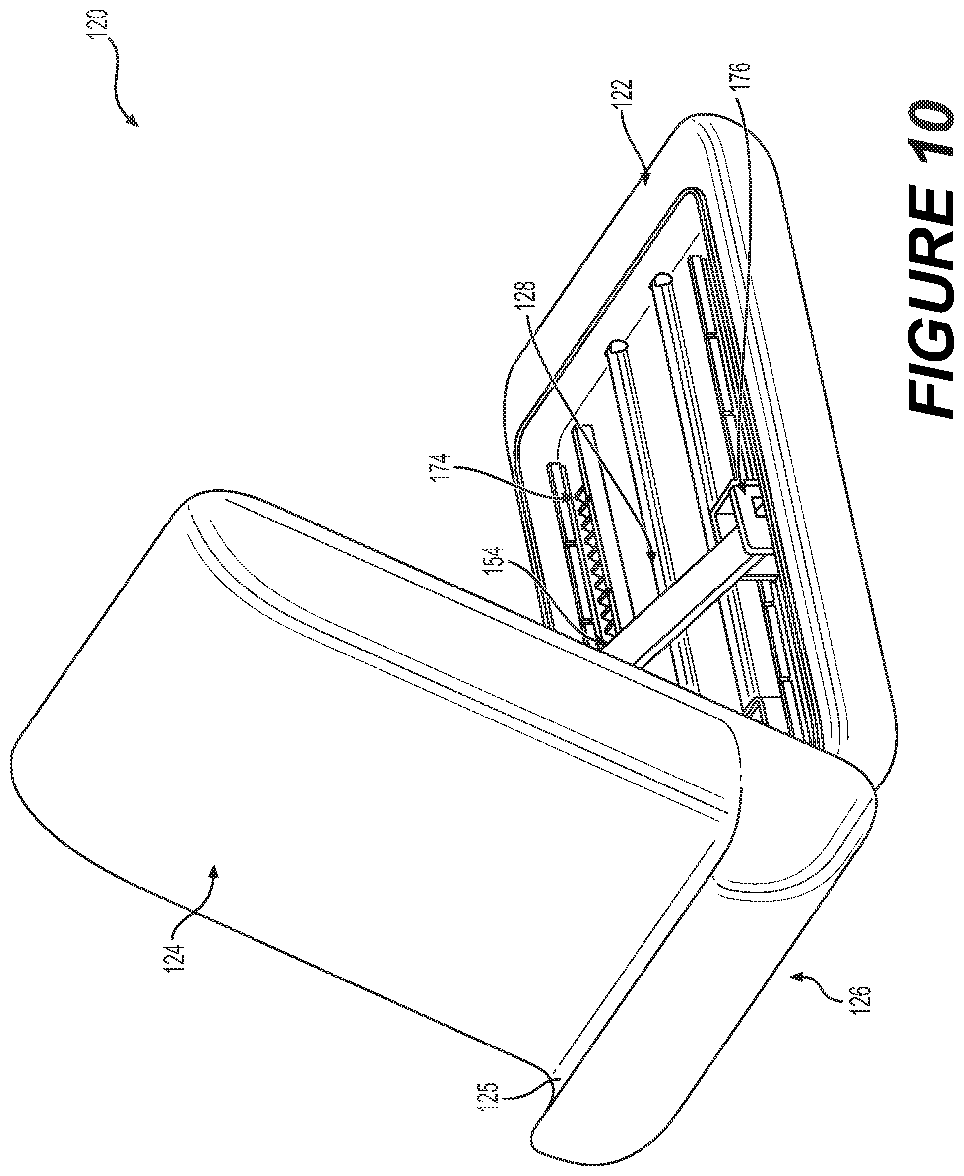 Patent US11781704 Figure 10 – Tablet holder