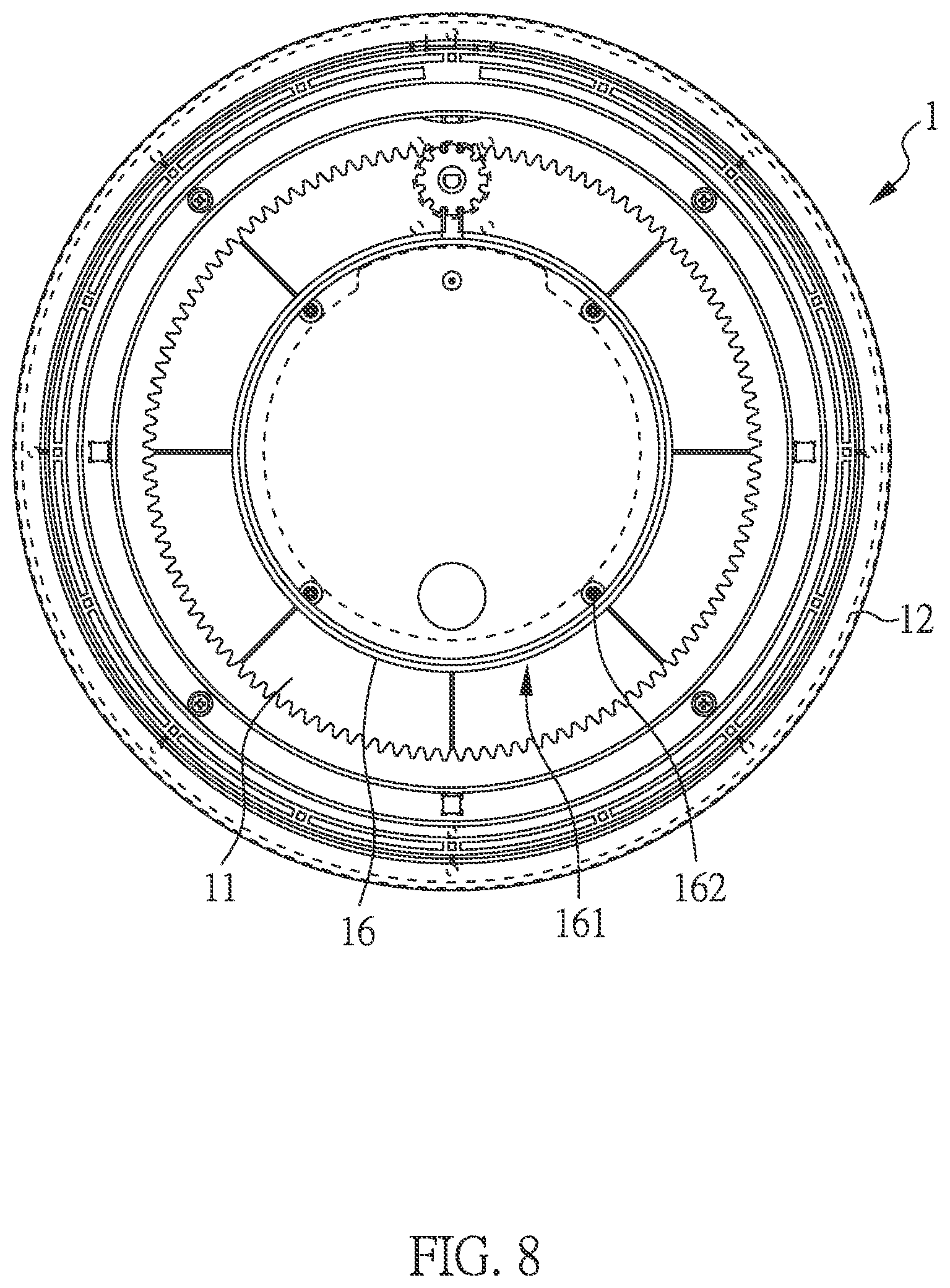 Patent US11781706 Figure 8 – Supporting device