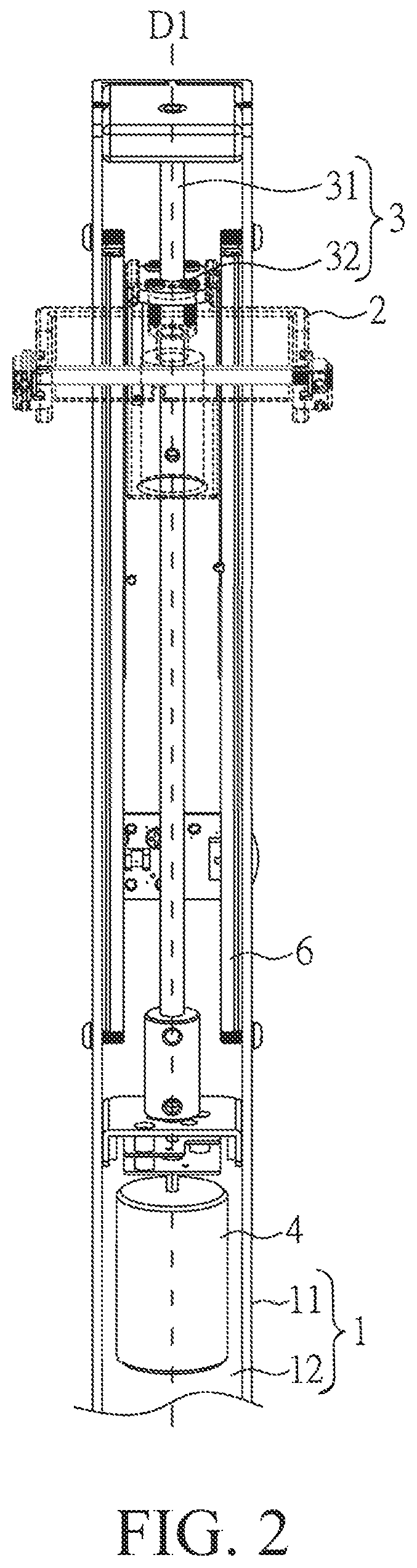 Patent US11781707 Figure 2 – Supporting device