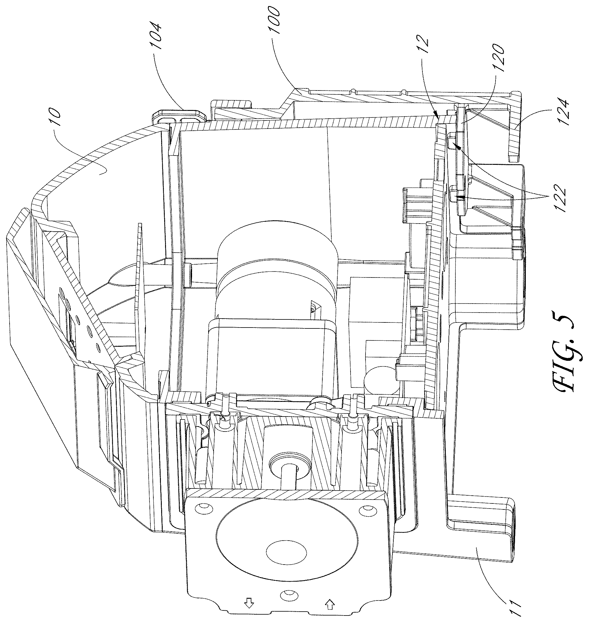 Patent US11781709 Figure 5 – Quick-release pump mounting bracket