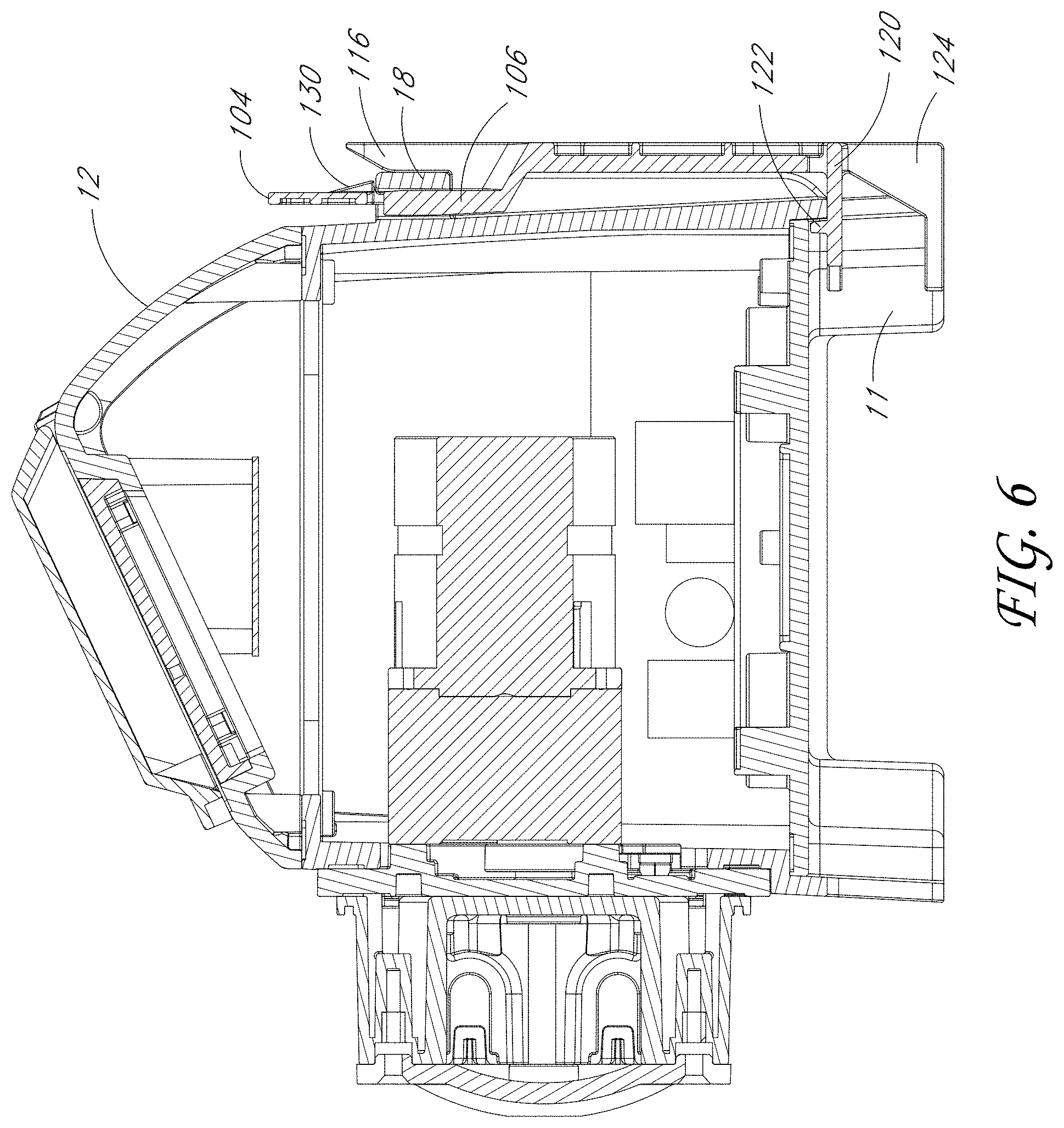 Patent US11781709 Figure 6 – Quick-release pump mounting bracket