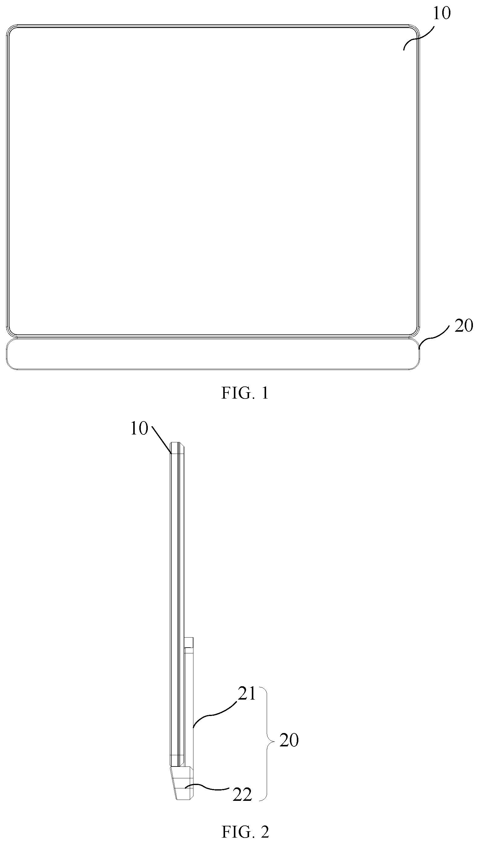 Patent US11781710 — Electronic signboard and wall hanging device — Figure 1