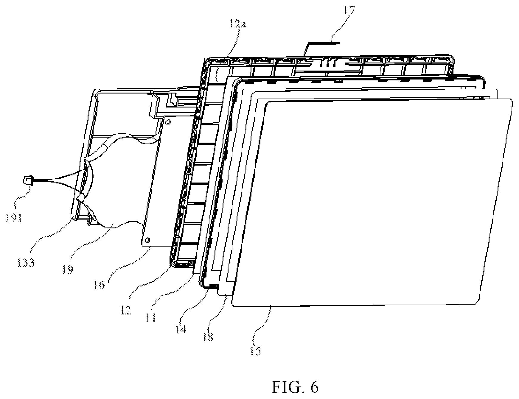 Patent US11781710 Figure 3 – Electronic signboard and wall hanging device