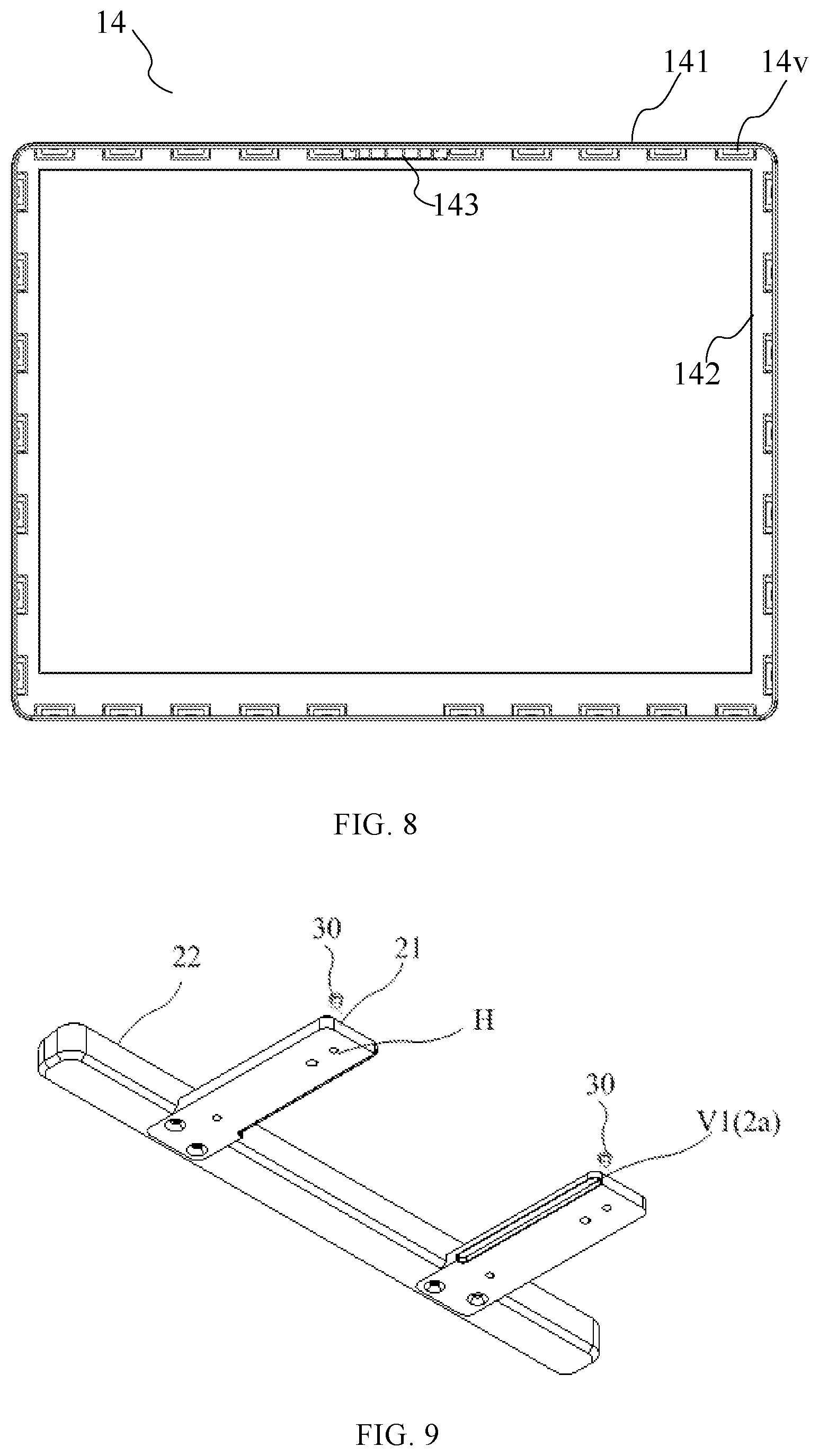 Patent US11781710 Figure 5 – Electronic signboard and wall hanging device