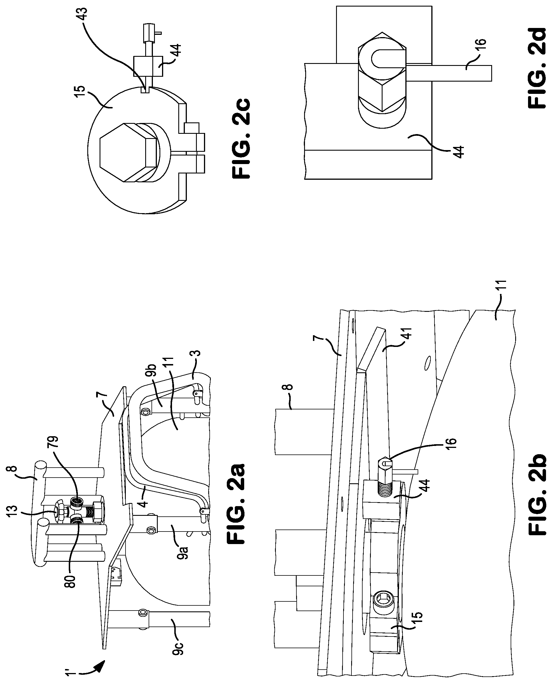 Patent US11781713 Figure 2 – Mobile support assembly for holding and transporting a container