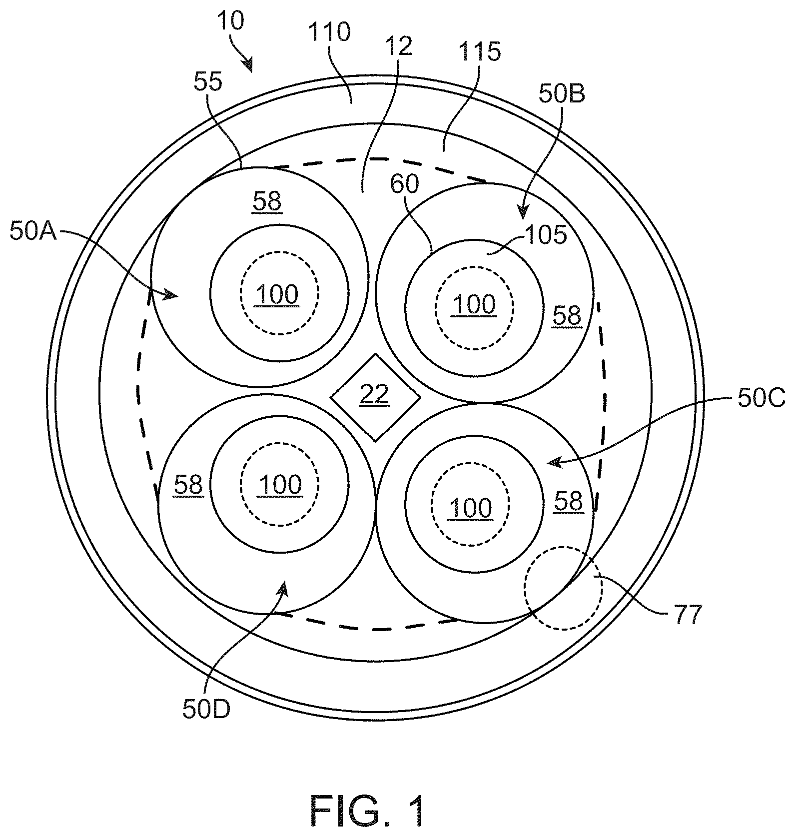 Patent US11781715 Figure 1 – Multizone mixing cup