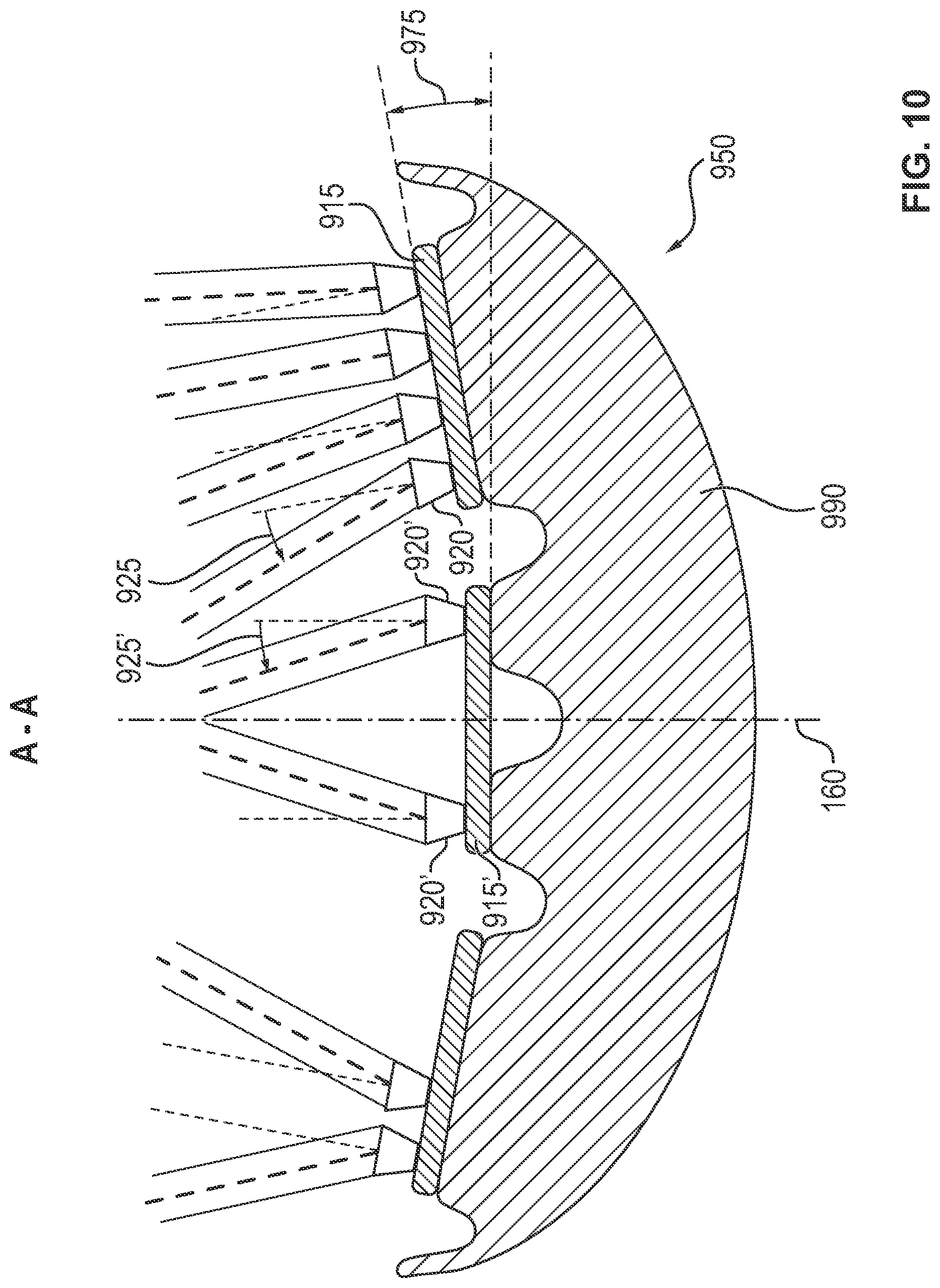 Patent US11781717 Figure 8 – Lighting unit and luminaire with skewed LED optics pairs