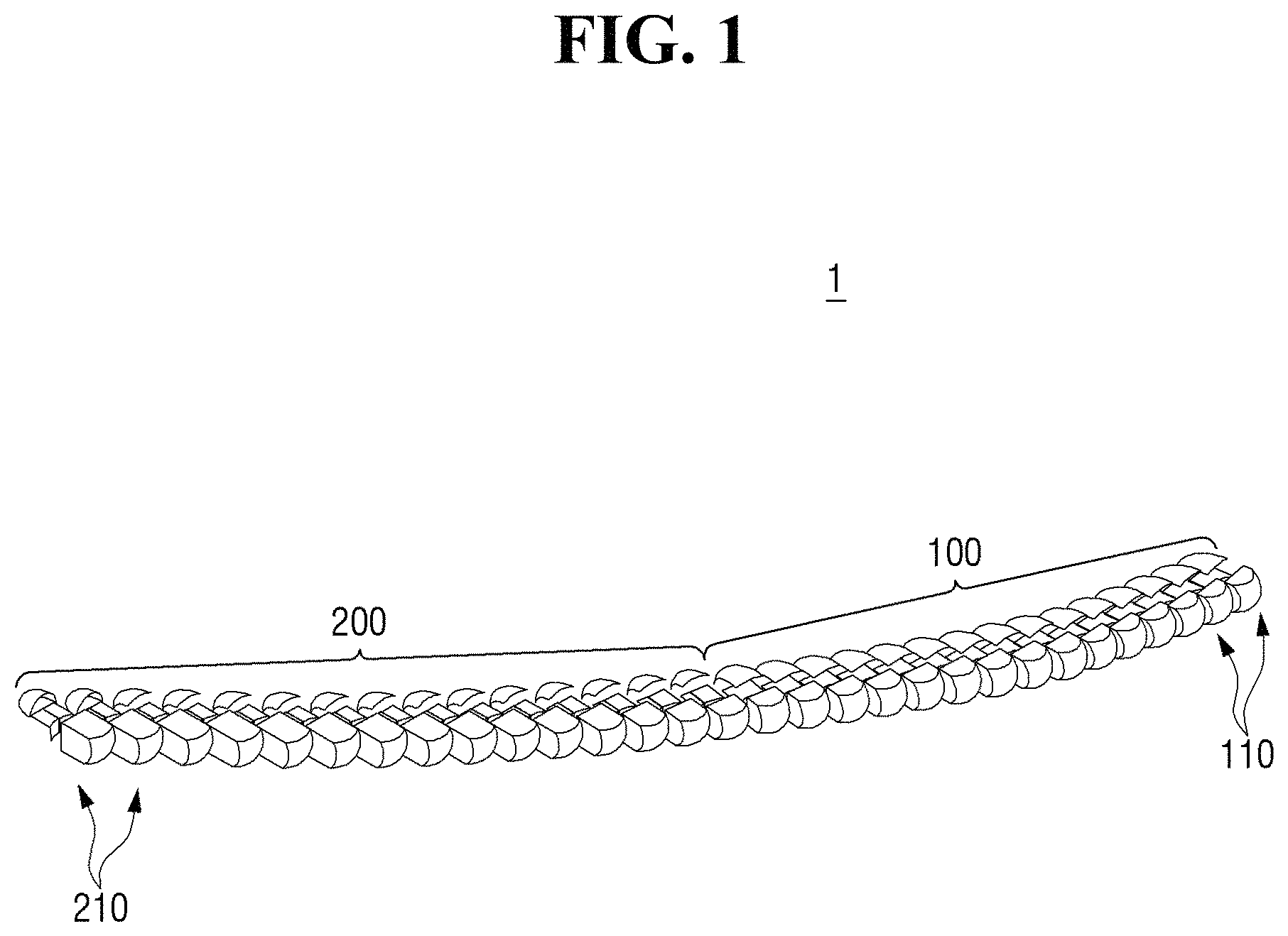 Patent US11781719 Figure 1 – Vehicle lamp