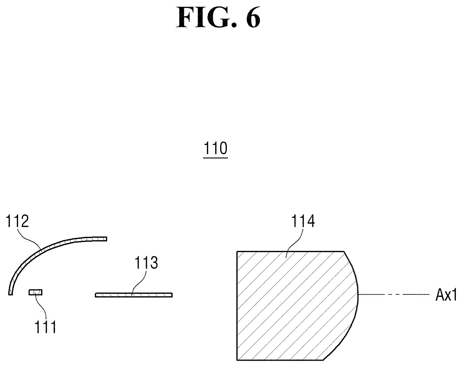 Patent US11781719 Figure 6 – Vehicle lamp