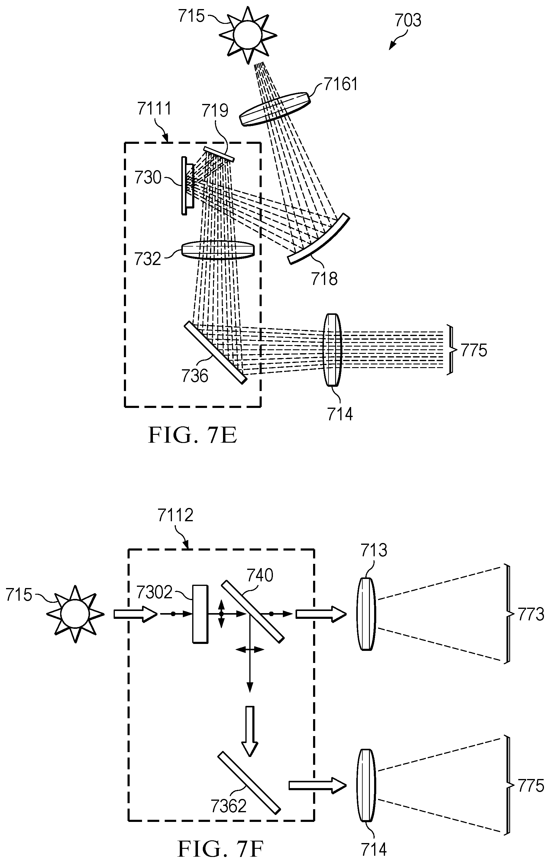 Patent US11781723 Figure 13 – Adaptive light source with spatial light modulator