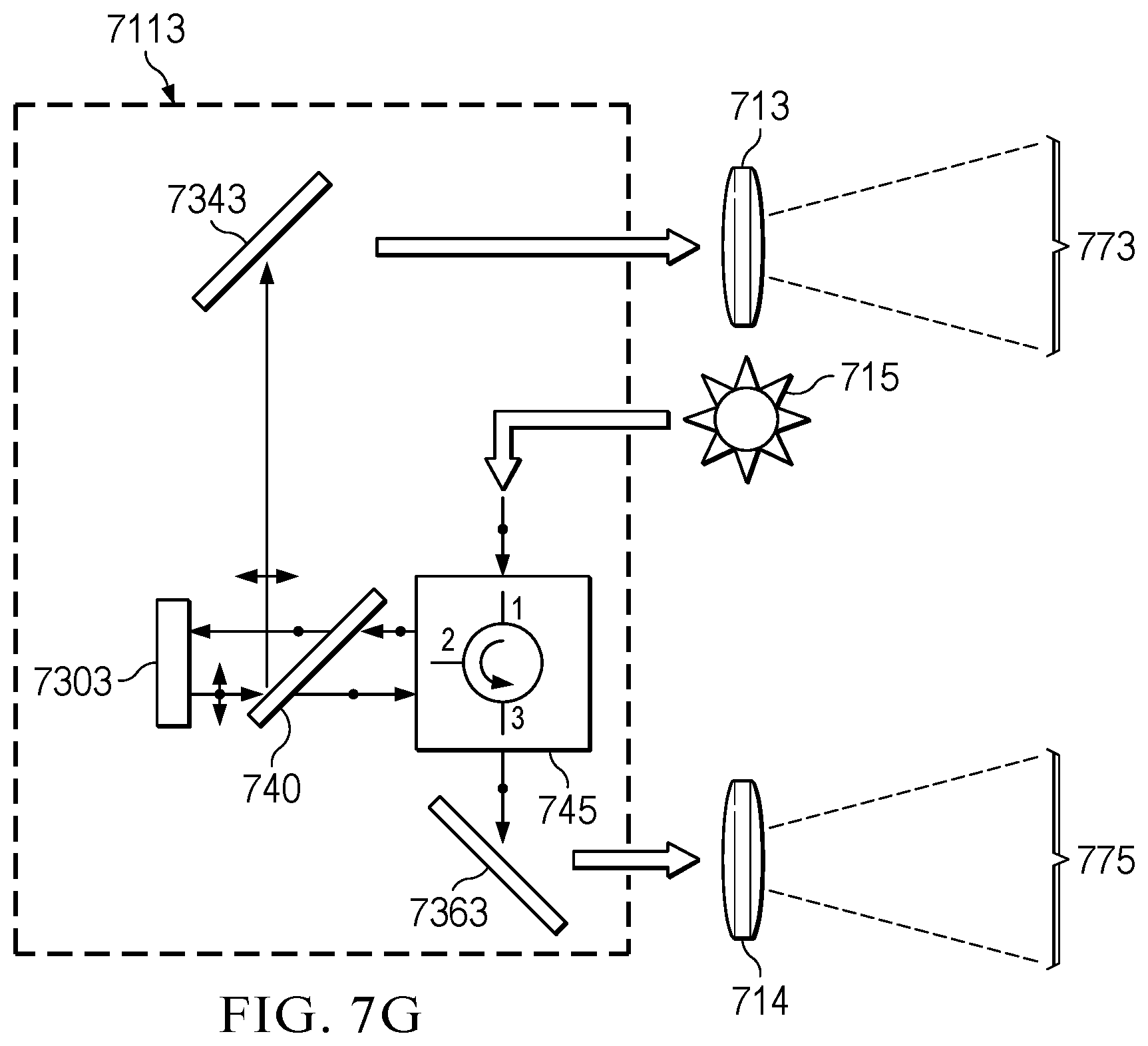 Patent US11781723 Figure 14 – Adaptive light source with spatial light modulator