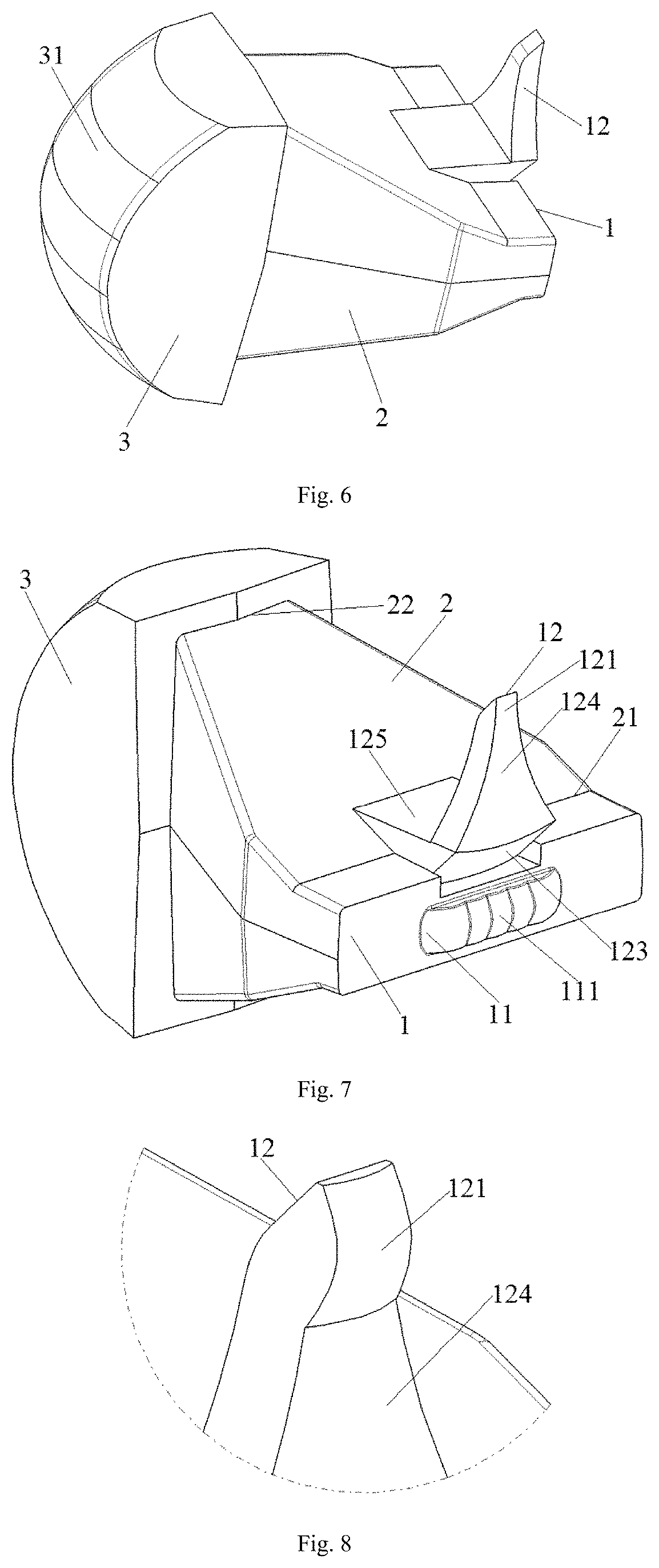Patent US11781733 Figure 3 – Vehicle lamp optical element, vehicle lamp module, vehicle headlamp and vehicle