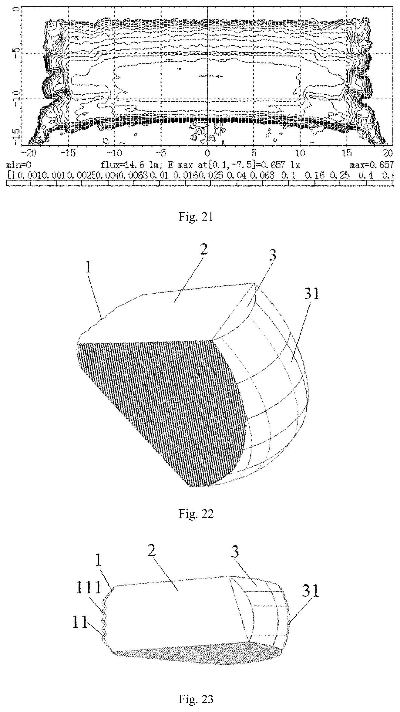 Patent US11781733 Figure 8 – Vehicle lamp optical element, vehicle lamp module, vehicle headlamp and vehicle