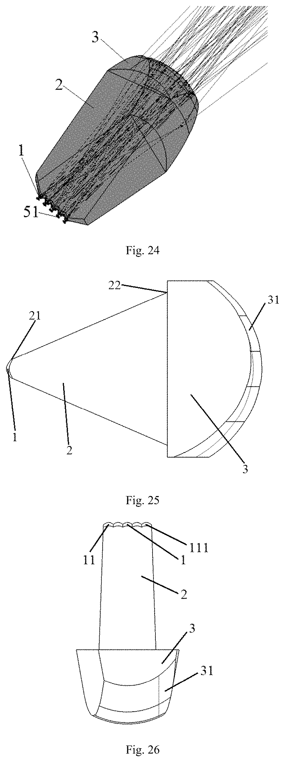 Patent US11781733 Figure 9 – Vehicle lamp optical element, vehicle lamp module, vehicle headlamp and vehicle