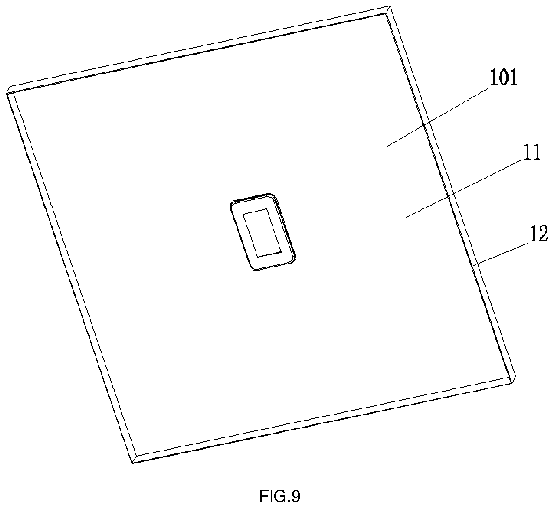 Patent US11781736 Figure 6 – LED lighting device and novel grille lamp