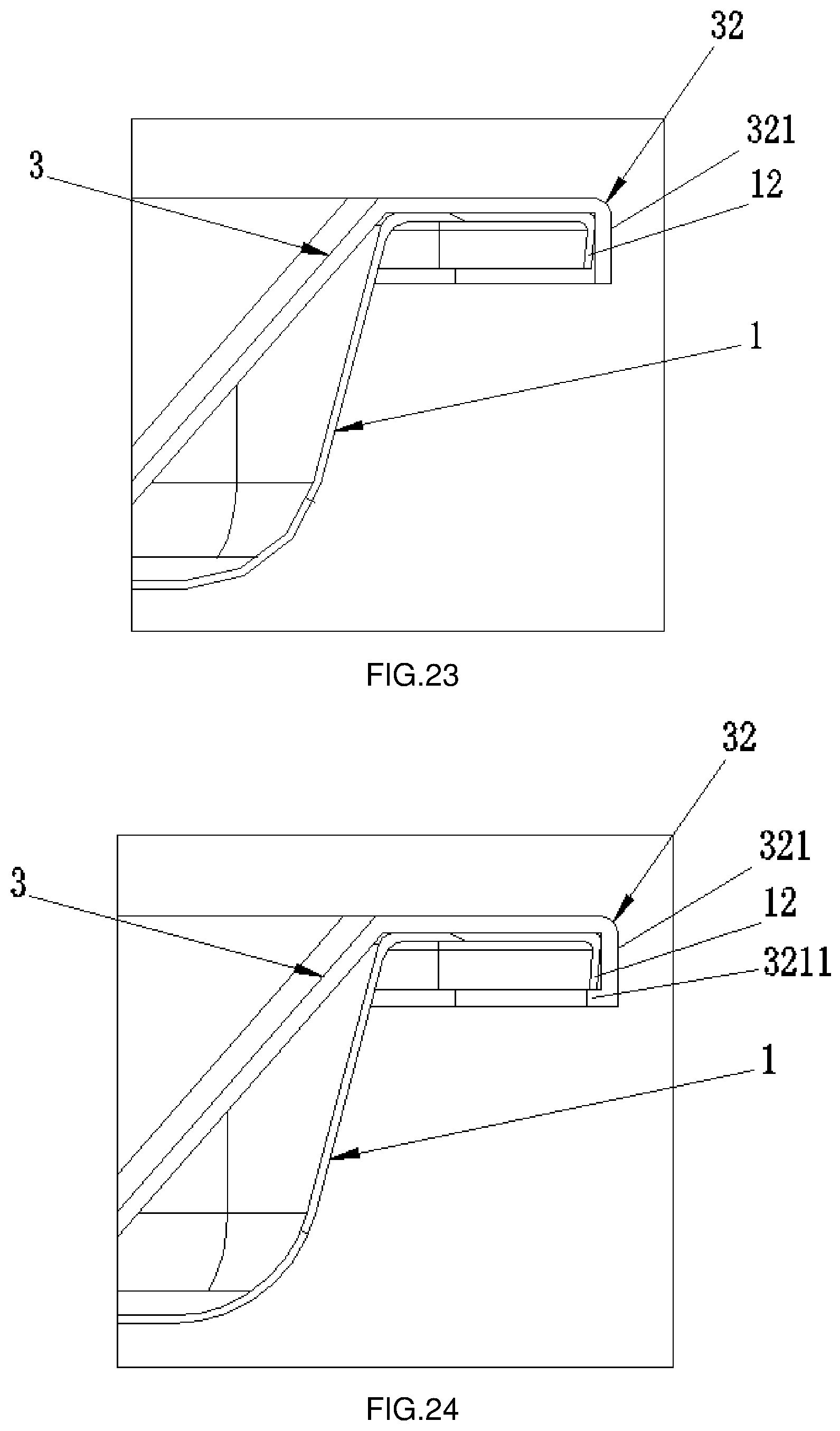Patent US11781736 Figure 14 – LED lighting device and novel grille lamp