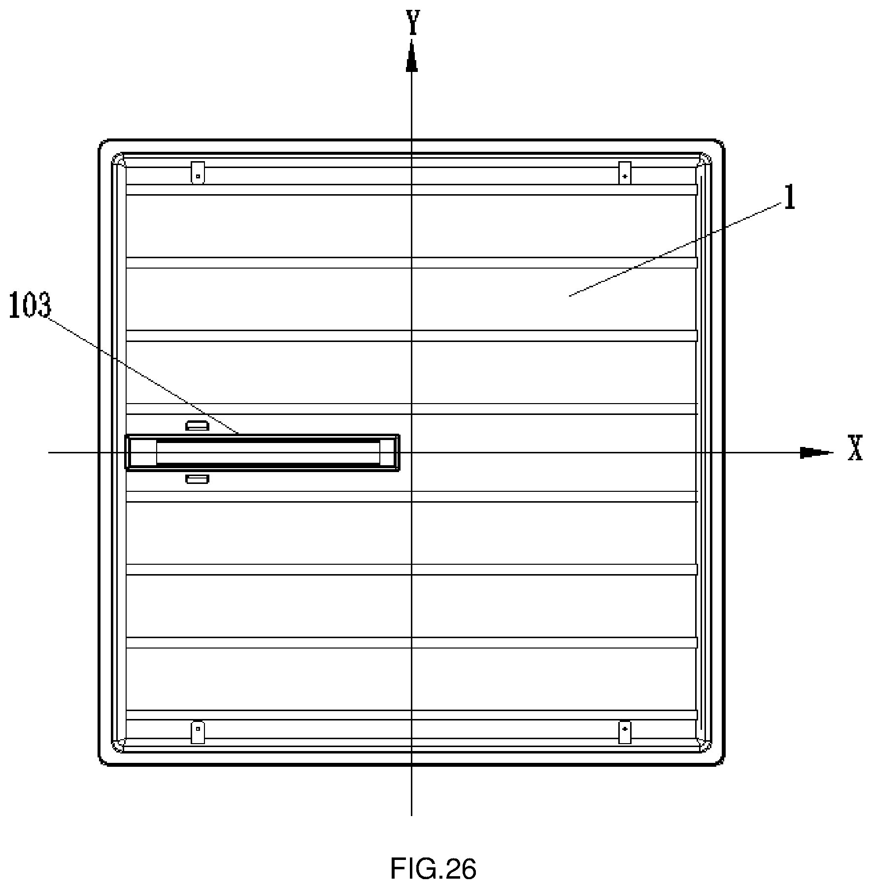 Patent US11781736 Figure 16 – LED lighting device and novel grille lamp