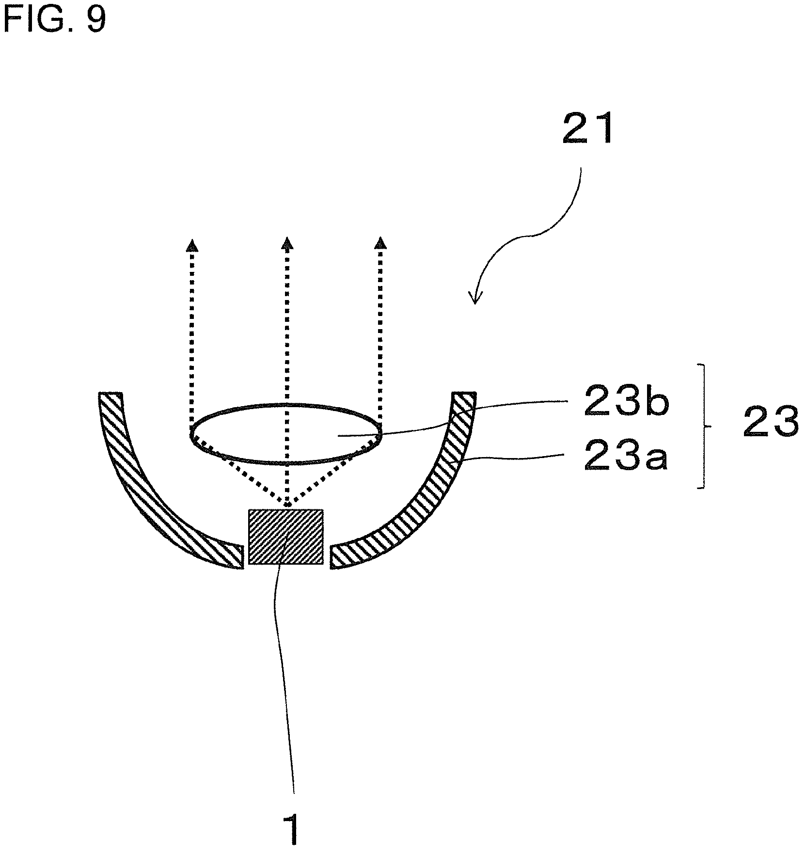 Patent US11781737 Figure 9 – Light source device and lighting device