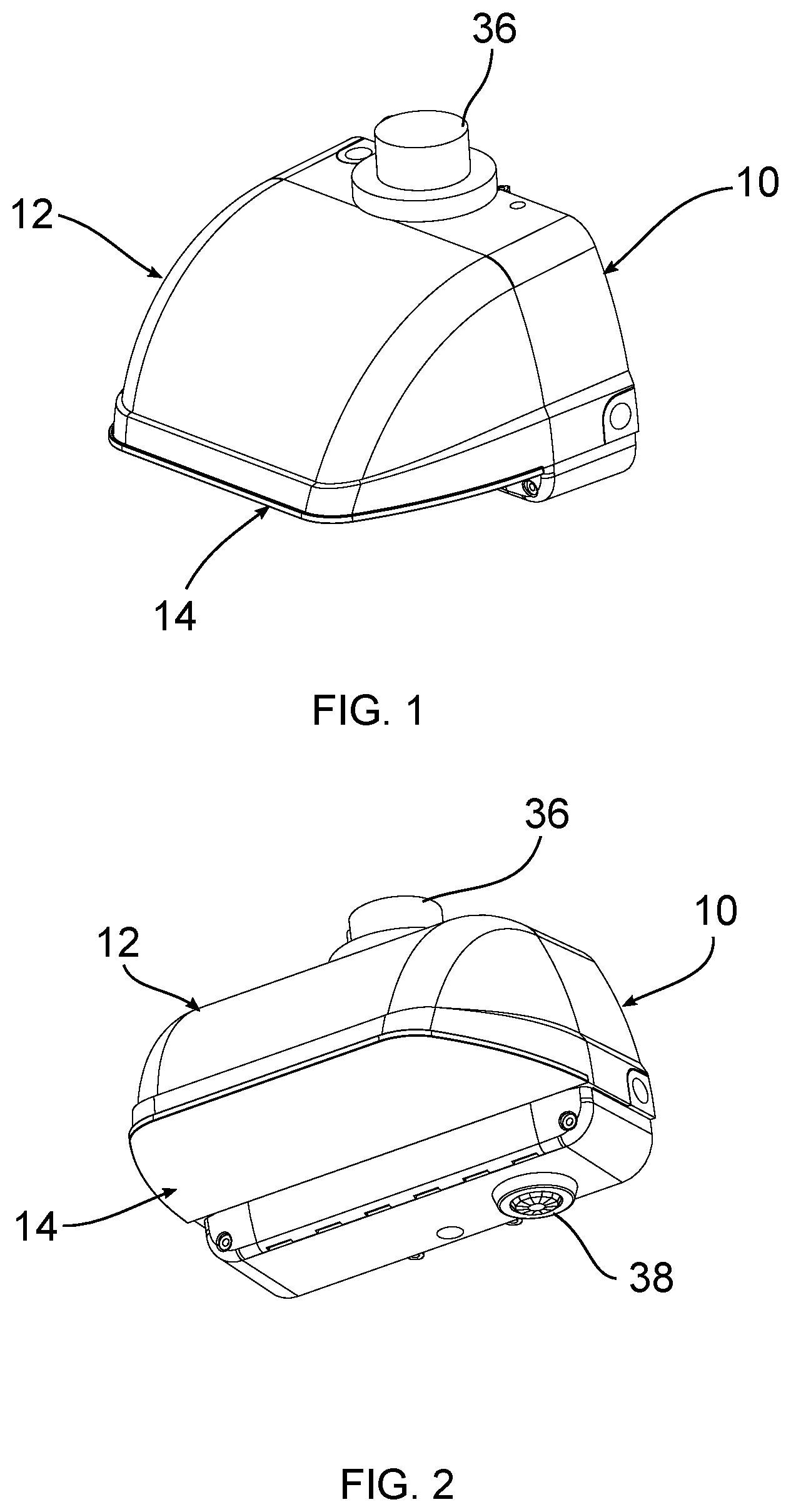 Patent US11781739 Figure 1 – Perimeter luminaire