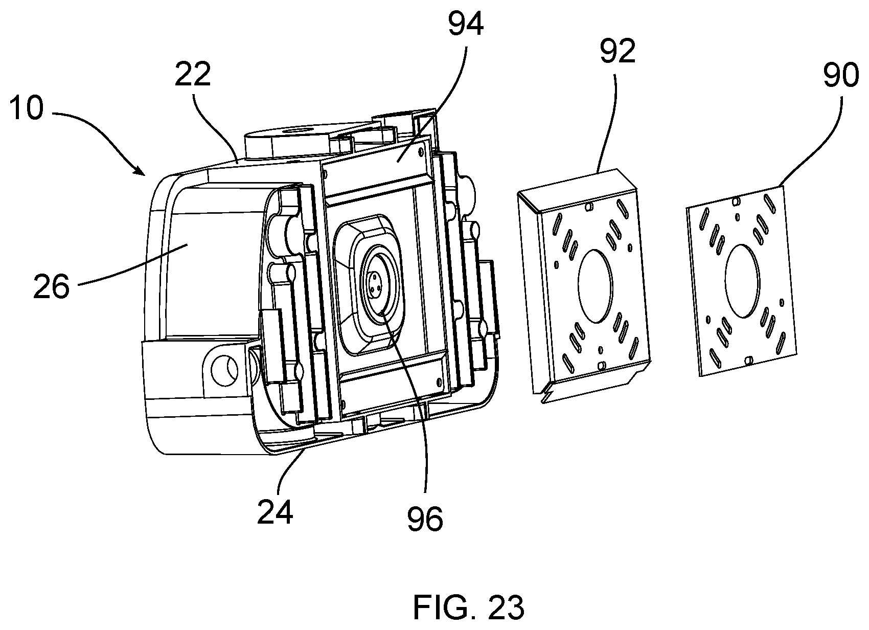 Patent US11781739 Figure 10 – Perimeter luminaire
