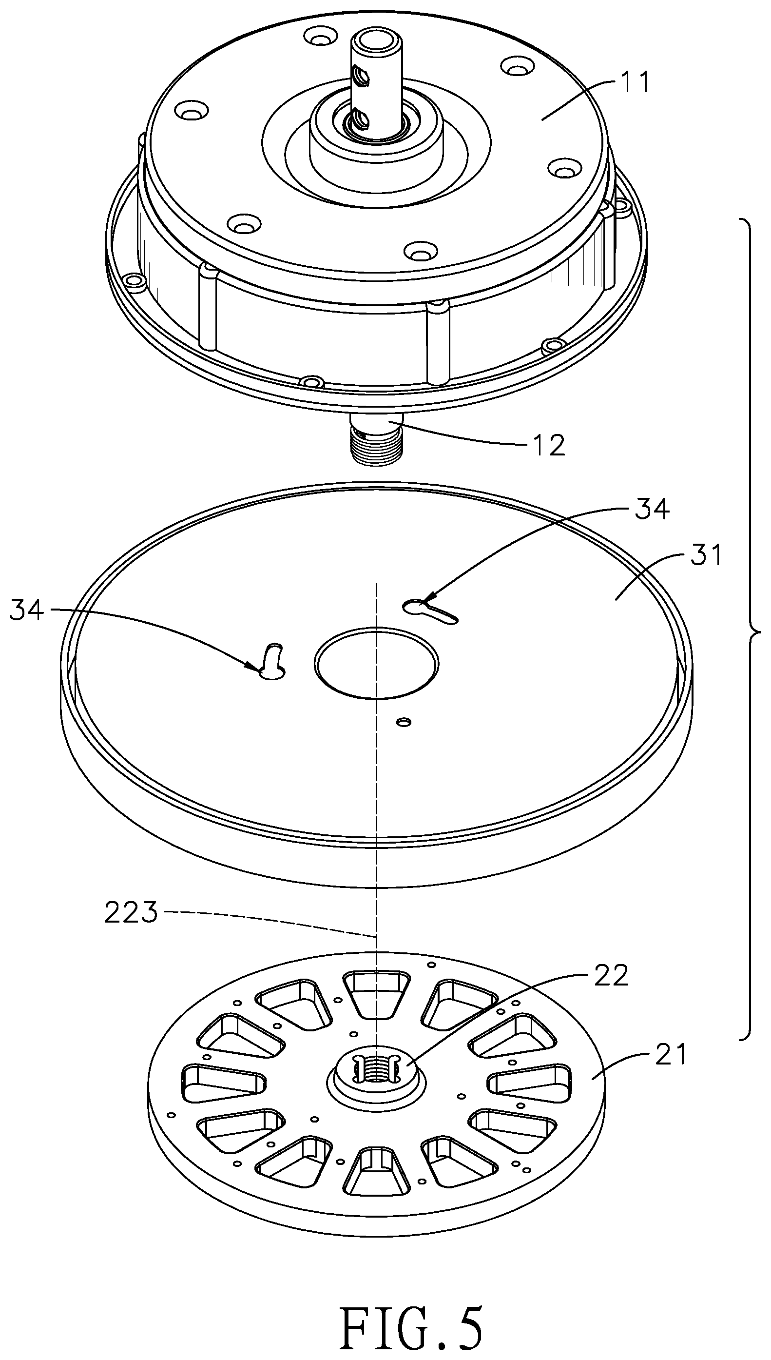 Patent US11781746 Figure 5 – Fan light