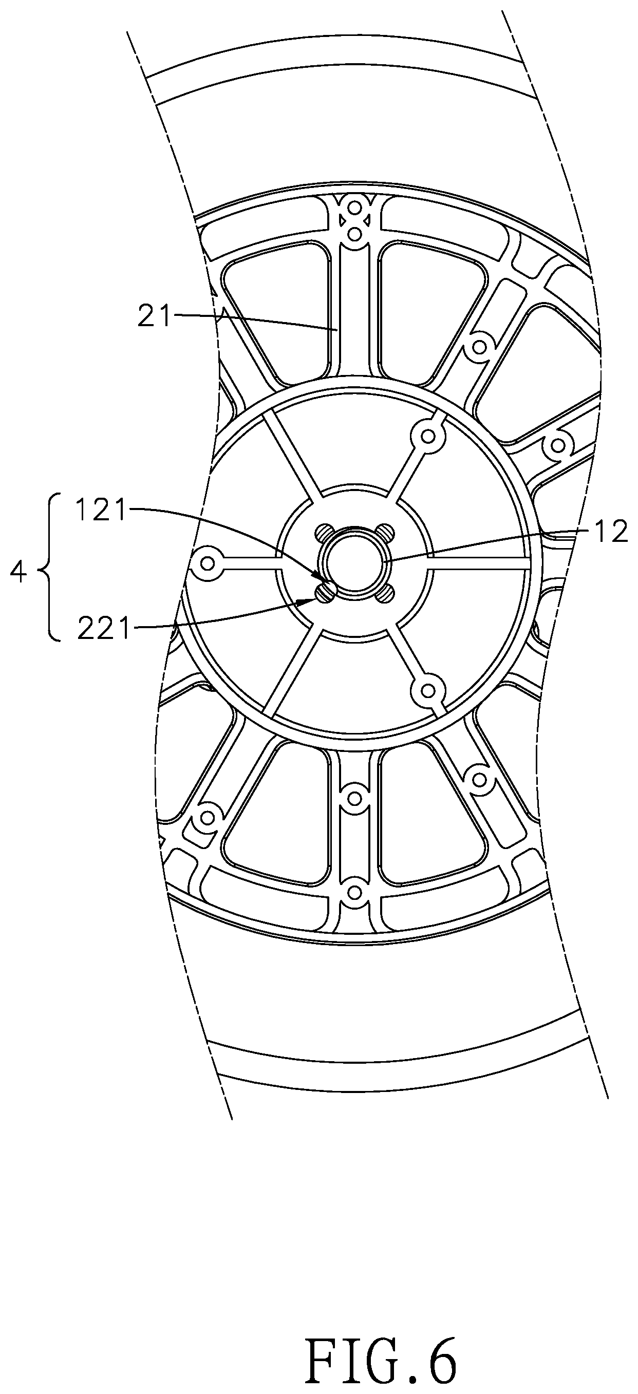Patent US11781746 Figure 6 – Fan light