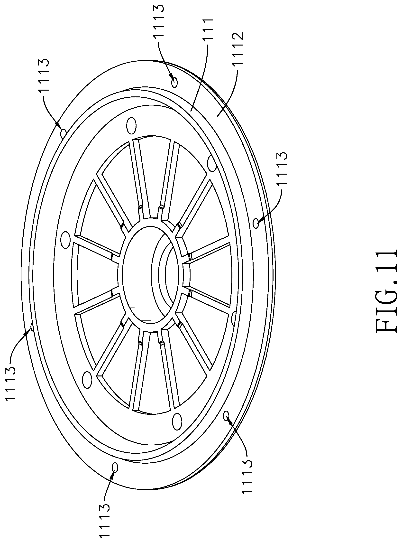 Patent US11781746 Figure 11 – Fan light