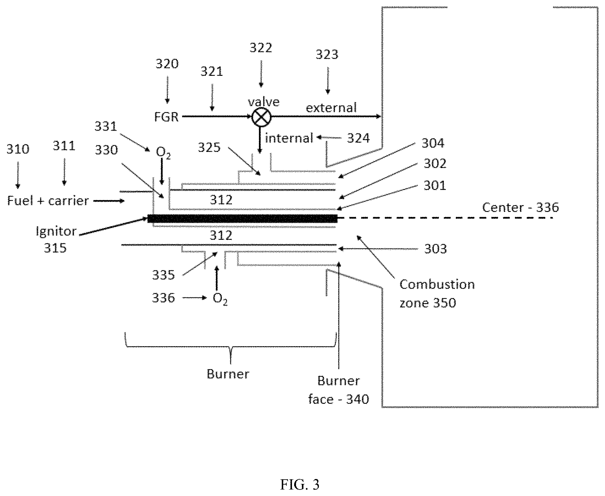 Patent US11781751 Figure 4 – Combustion system comprising an annular shroud burner