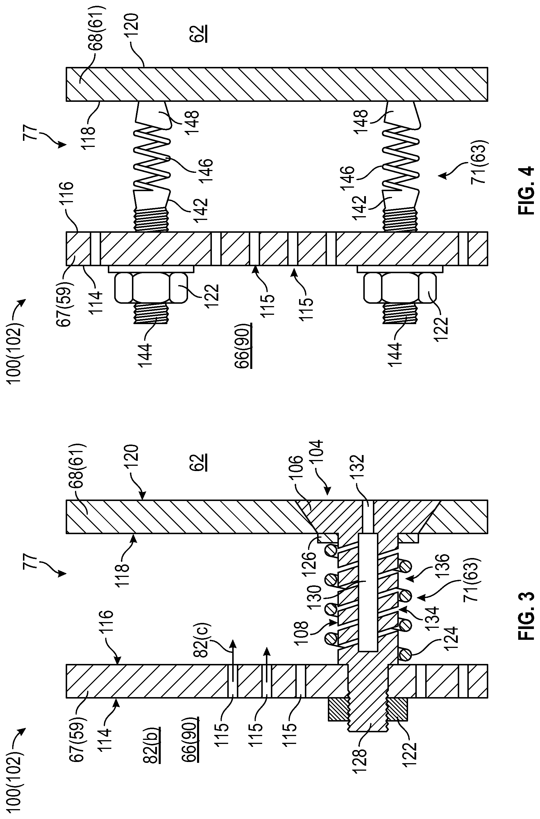 Patent US11781753 Figure 3 – Combustor dome-deflector and liner having flexible connections