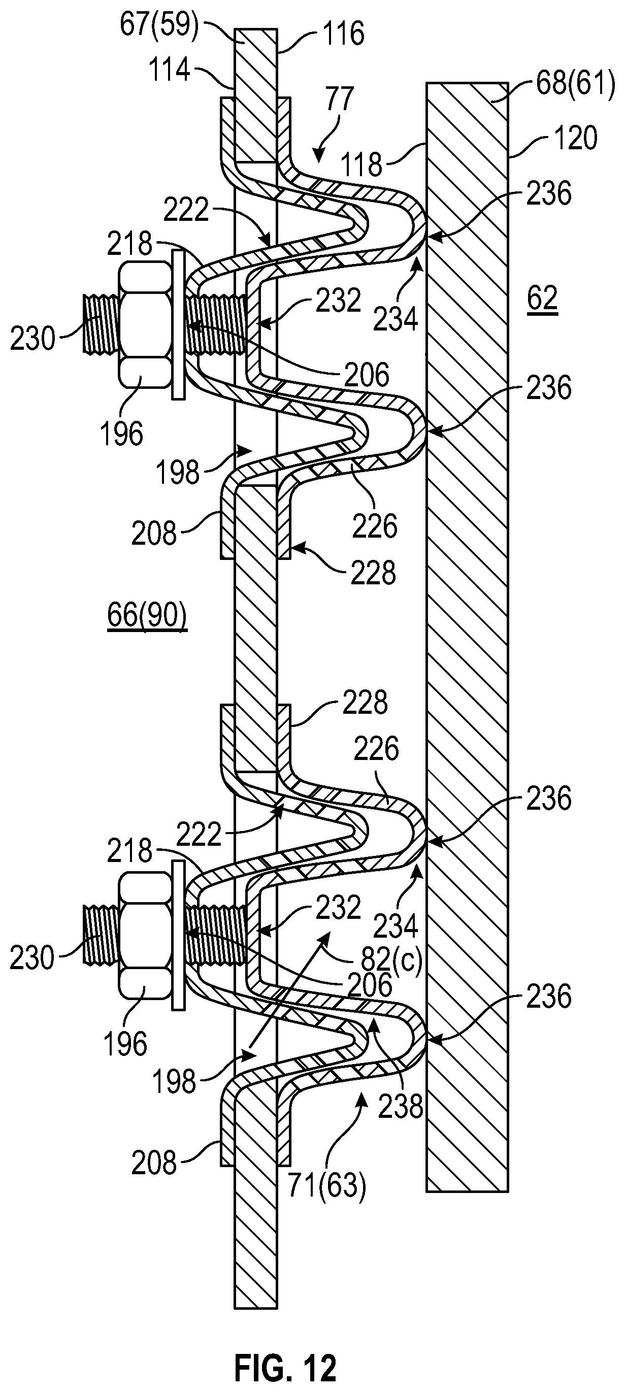 Patent US11781753 Figure 9 – Combustor dome-deflector and liner having flexible connections