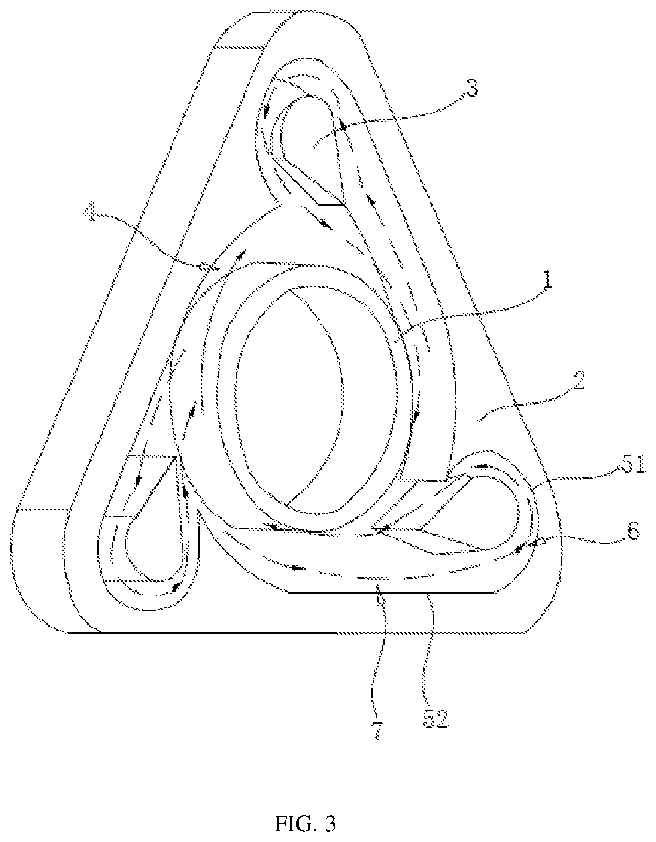 Patent US11781754 Figure 3 – Assembly for controlling detonation wave mode of rotating detonation combustion chamber