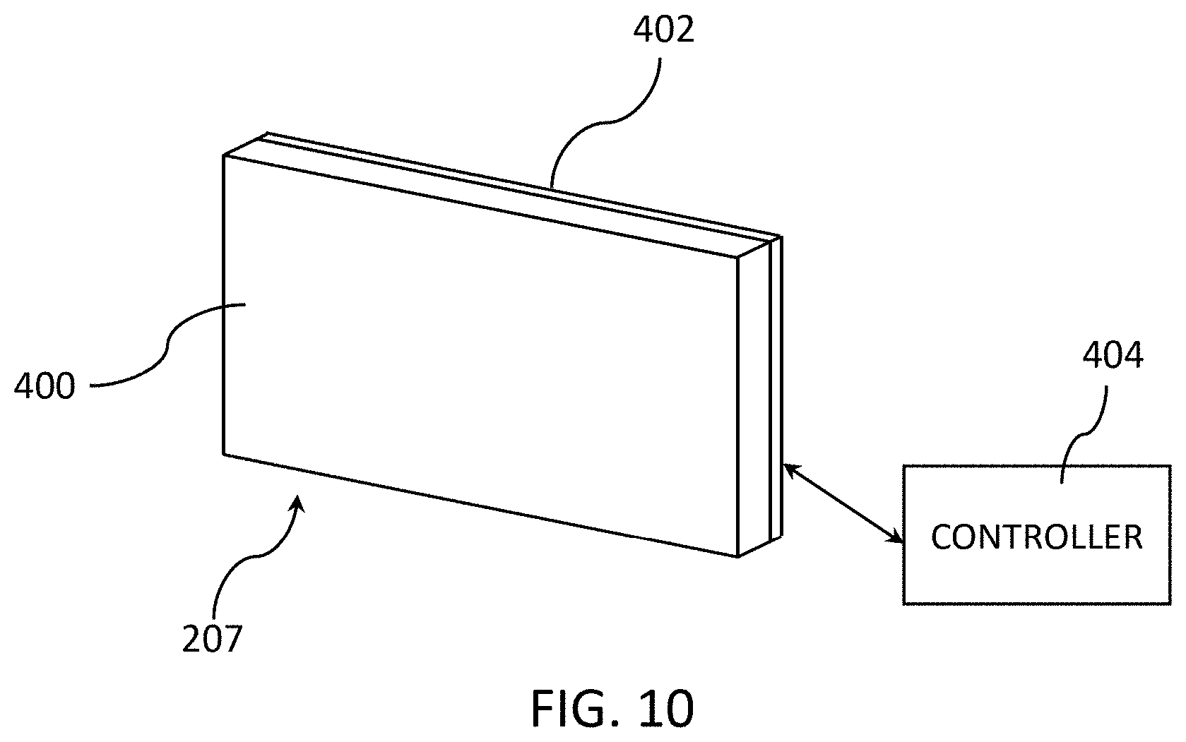 Patent US11781755 Figure 11 – Fireplace with controllable and image-bearing rear wall