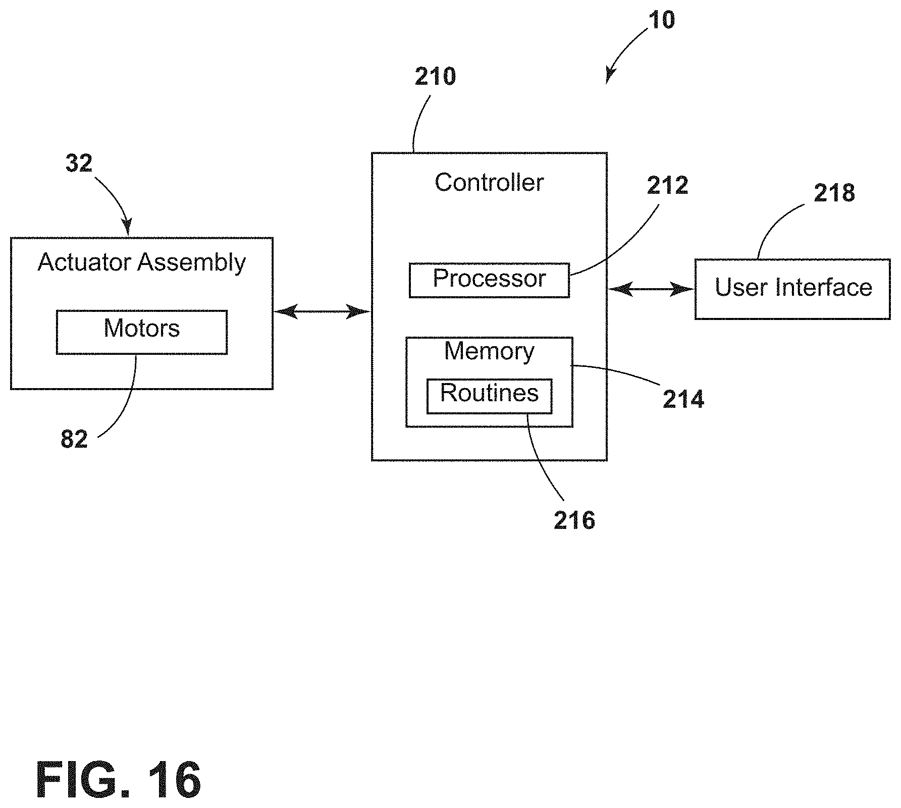 Patent US11781757 Figure 14 – Automatic rack system for a cooking appliance