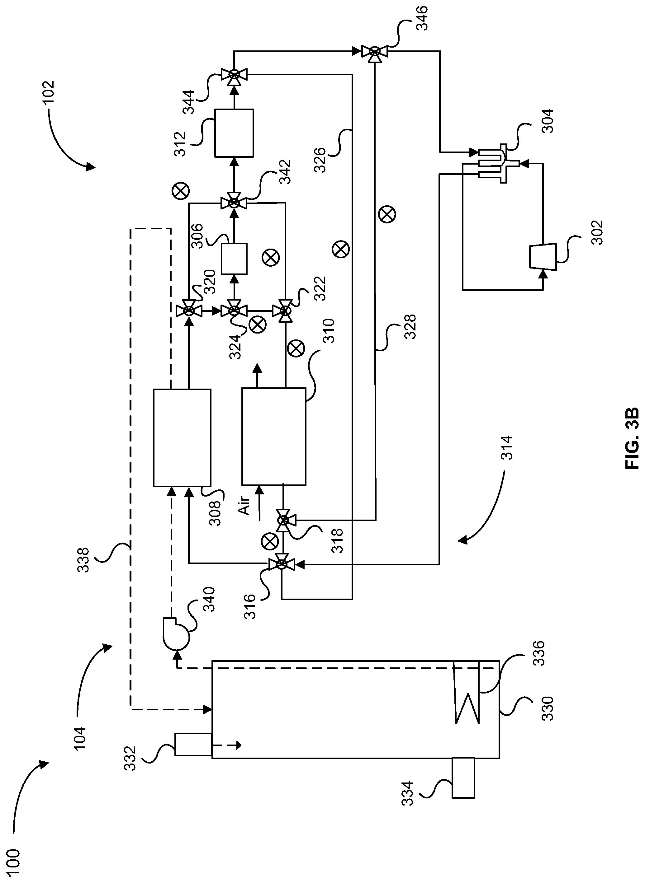 Patent US11781760 Figure 5 – Integrated space conditioning and water heating systems and methods thereto